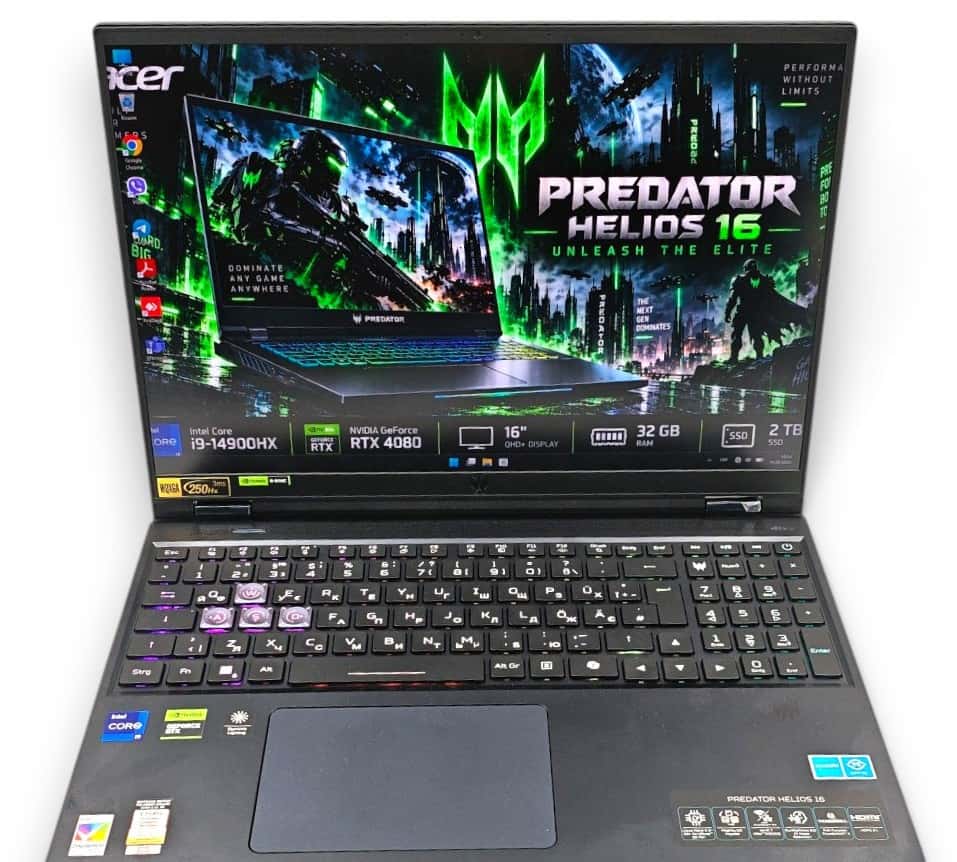 Acer Predator Helios 16 PH16-72 QHD+ 250Hz Core i9-14900HX 32/2TB RTX 4080 12GB