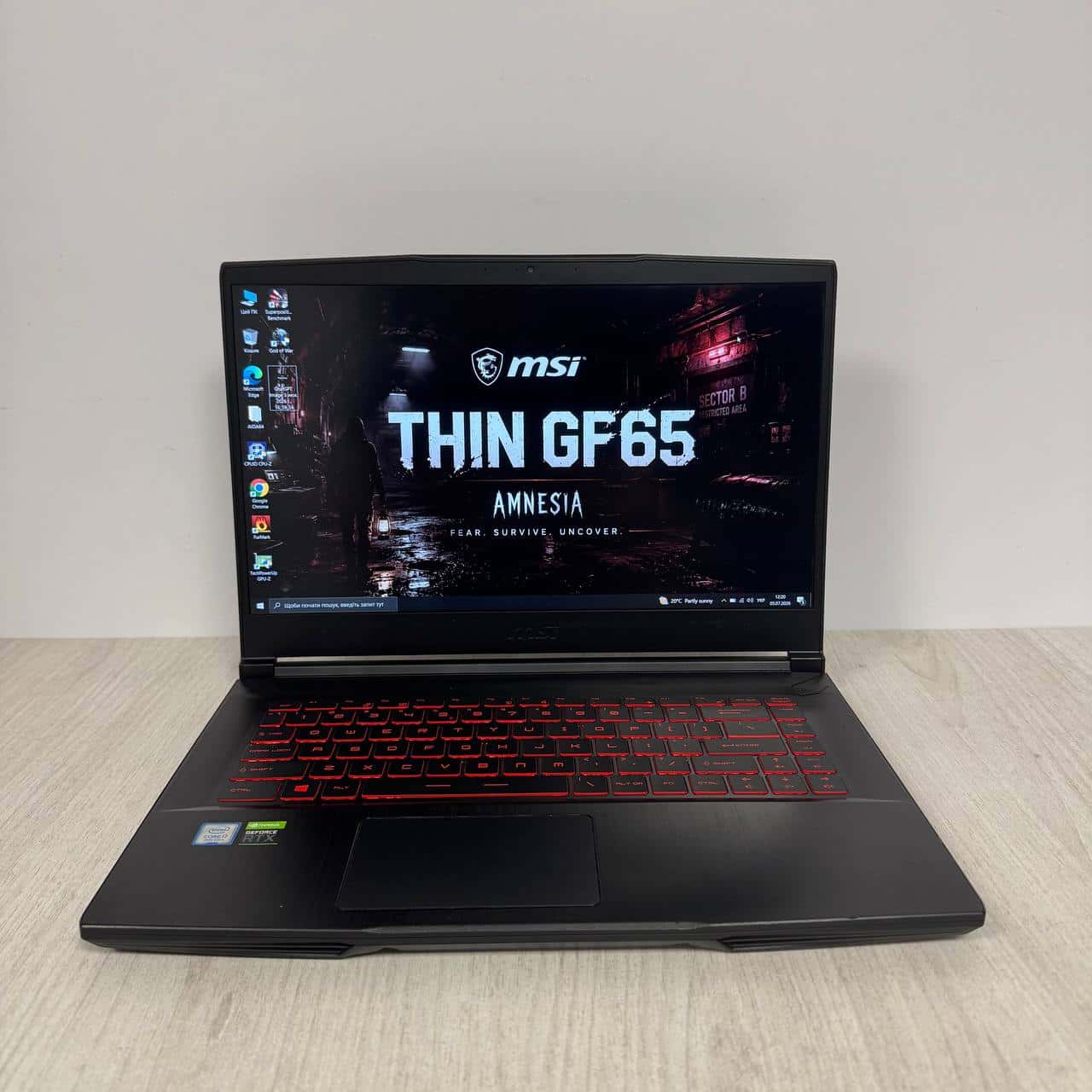 MSI GF63 Thin 9SEXR 15.6" FHD 120Hz Core i7-9750H 8/512 RTX 2060 6GB