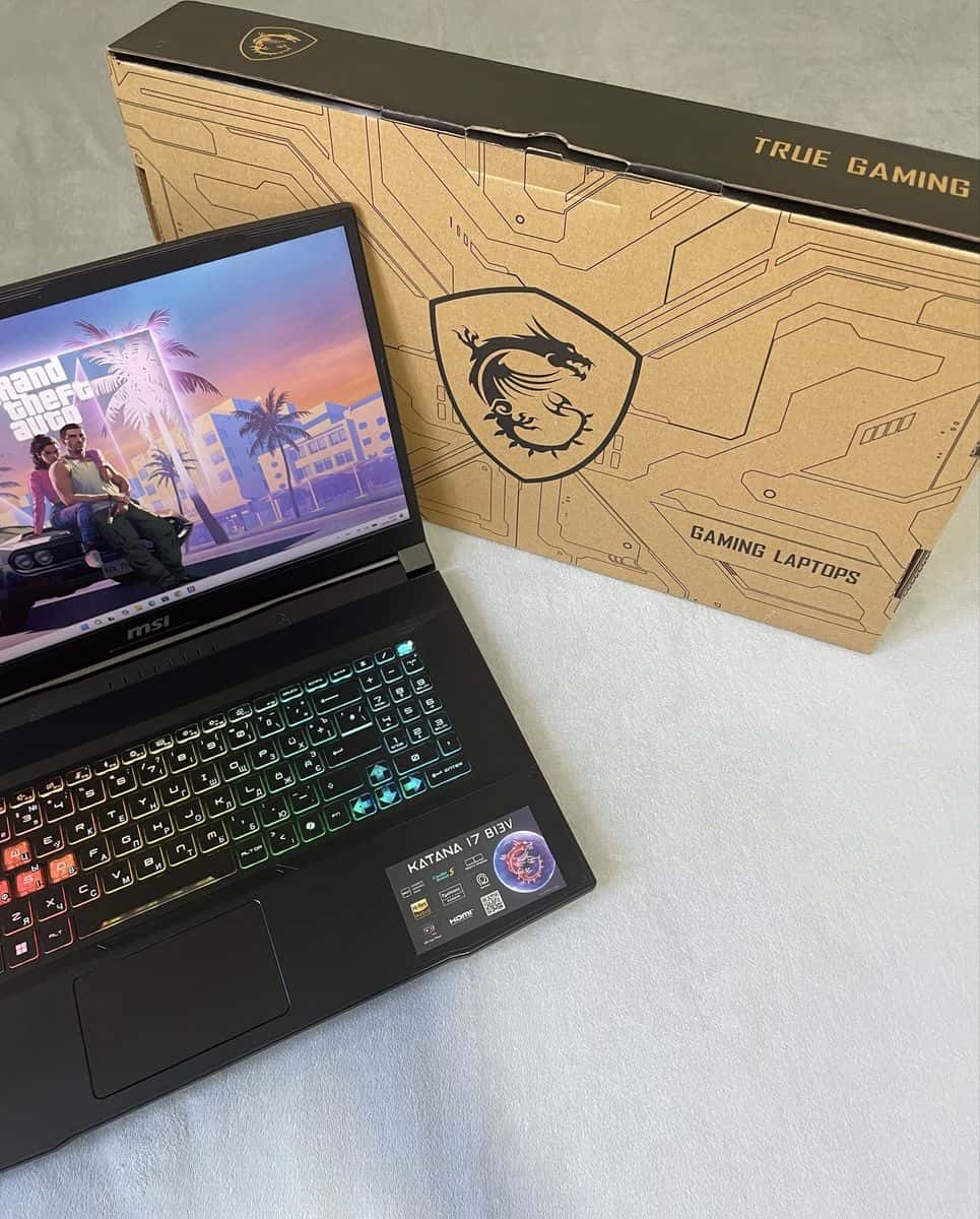 MSI Katana 17 B13VFK 17.3" FHD 144Hz Core i7-13620H 16/1TB RTX 4060 8GB