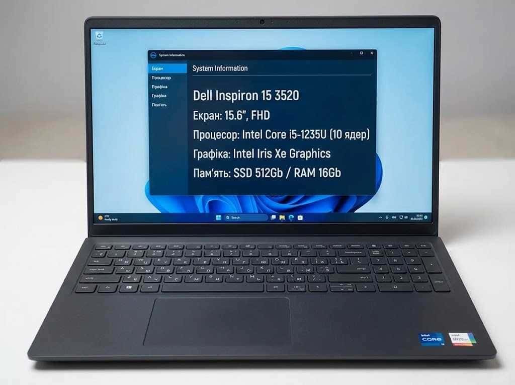 Dell Inspiron 15 3520 15.6" FHD Core i5-1235U 16/512
