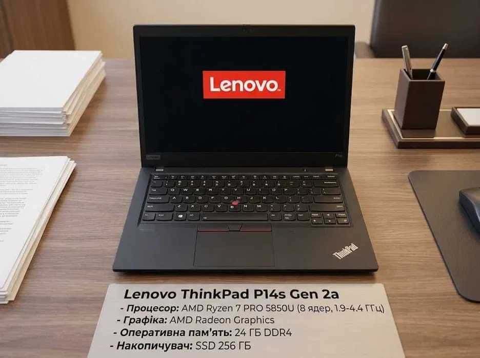 Lenovo Think Pad P14s Gen 2a FHD Ryzen 7 5850U 24/256