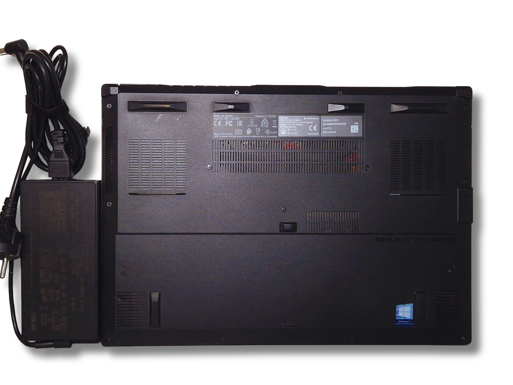 Ігровий ноутбук б/у ASUS ROG Zephyrus G GA502DU 15.6" IPS Ryzen 7 3750H 16/512 GTX 1660 Ti 6Гб - фото 5