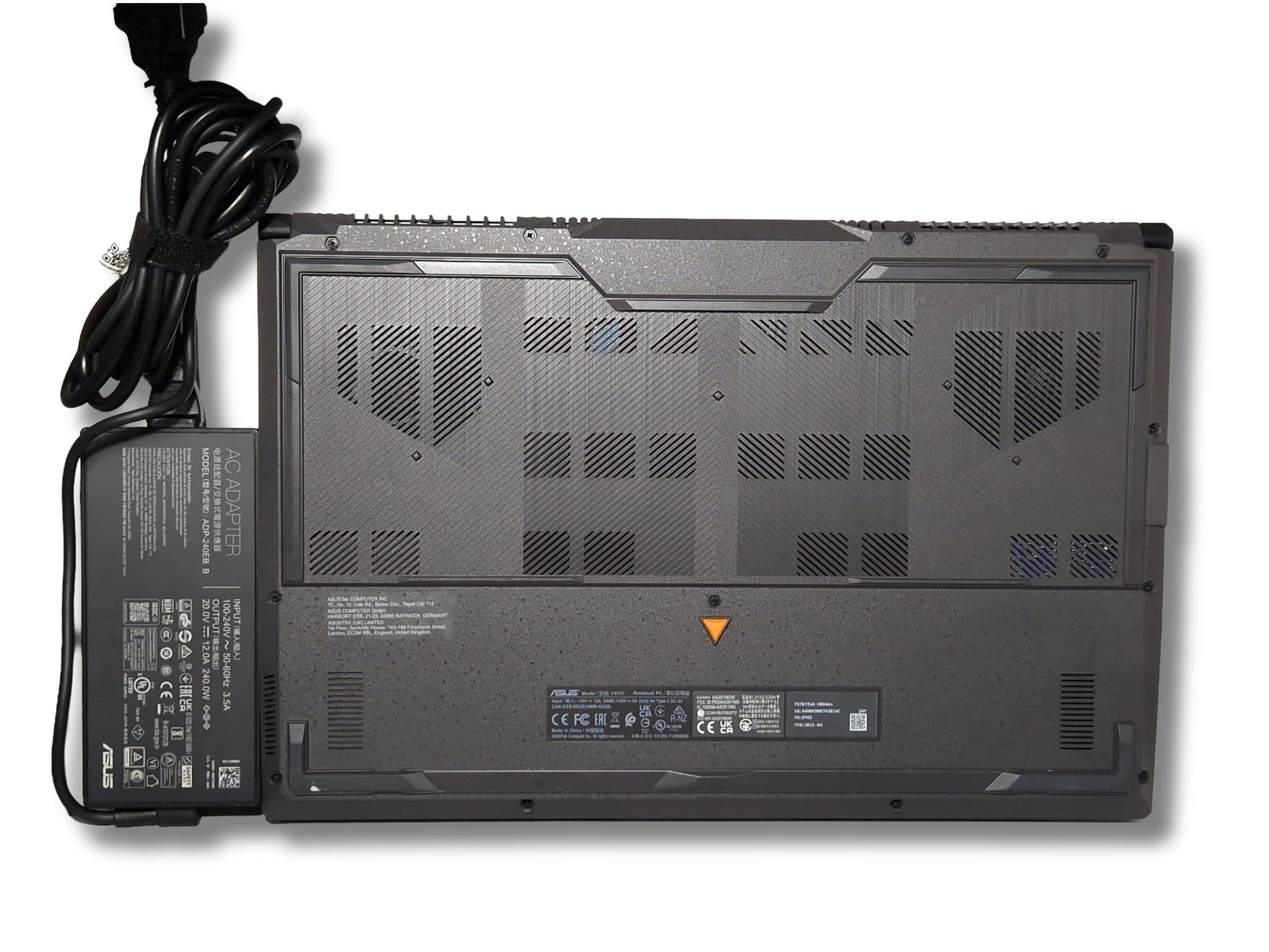 Ігровий ноутбук б/у Asus TUF F17 FX707ZU4 17.3" 144Hz Core i7-12700H 16/1Тб SSD RTX 4050 6Гб 140Вт - фото 5