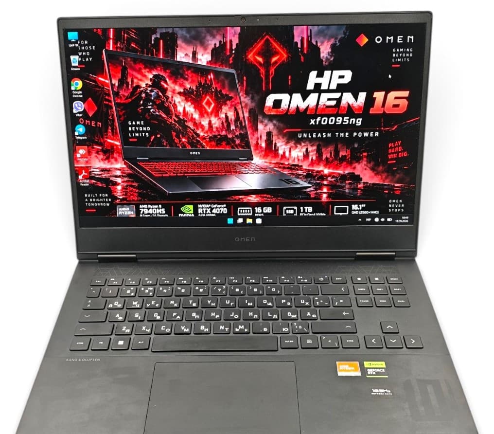 HP Omen 16-xf0095ng 16.1" FHD 165Hz Ryzen 9 7940HS 16/1TB RTX 4070 8GB