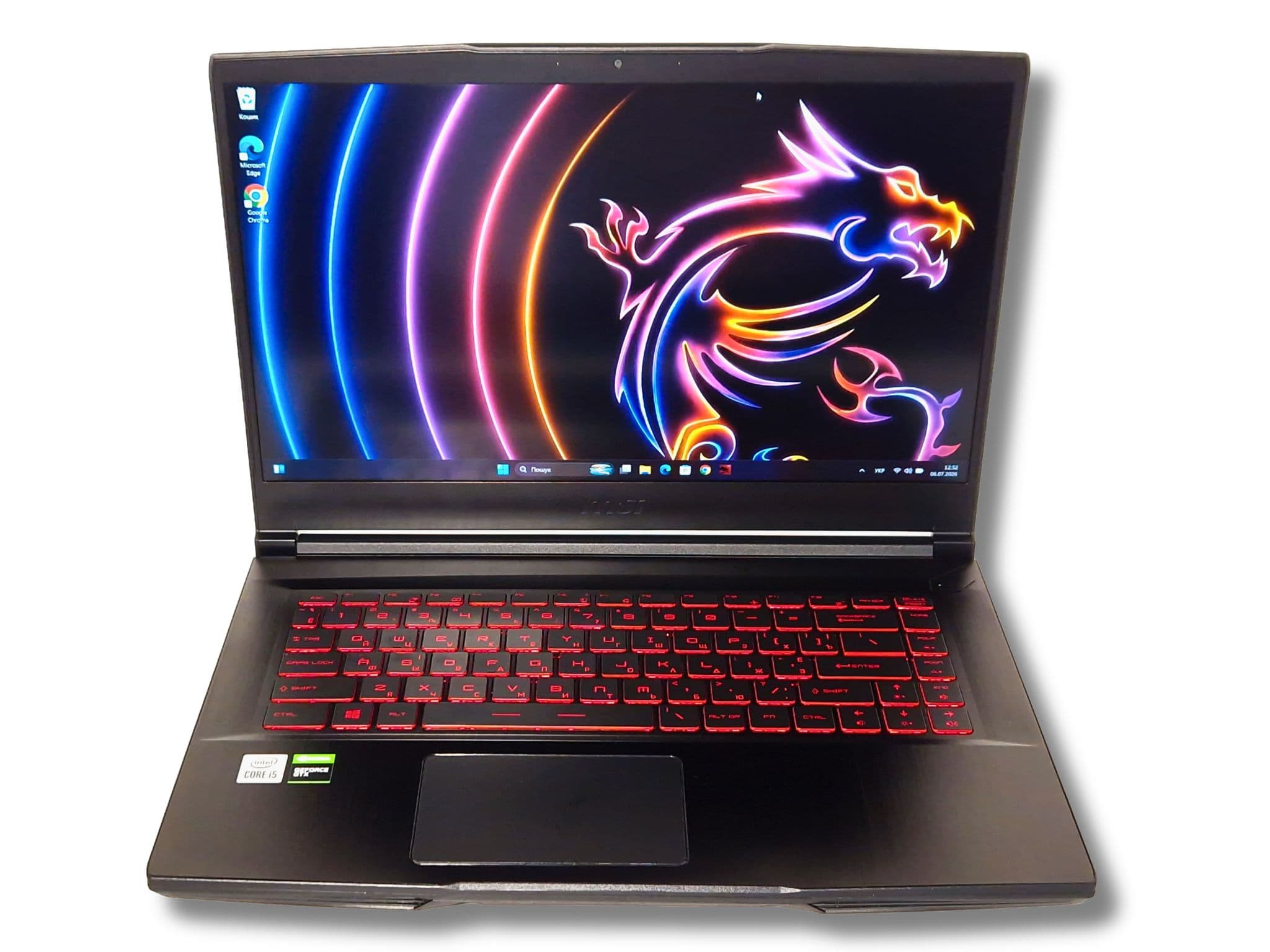 Ігровий ноутбук б/у MSI GF63 Thin 10SC 15.6" IPS Core i5-10500H 16/512 Гб GTX 1650 4Гб - фото 6