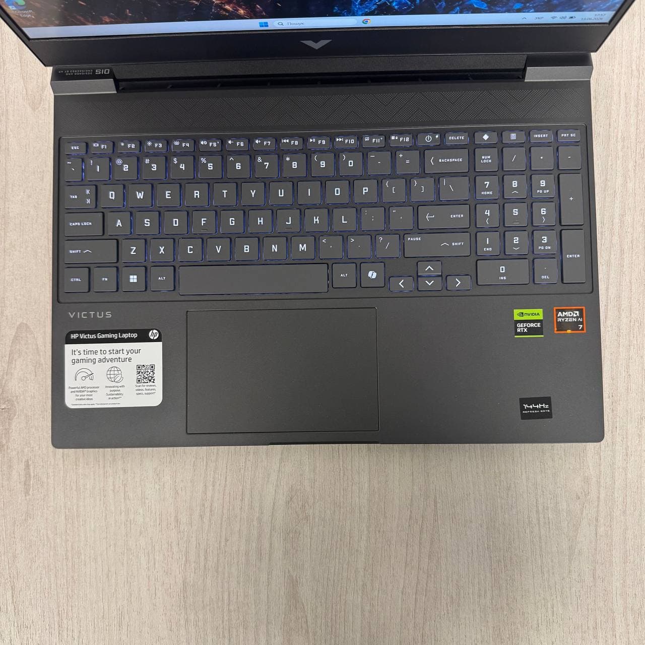 HP Victus 15-fb3001nr RTX 5060 AMD Ryzen AI 7 350 RTX 5060 - фото 2
