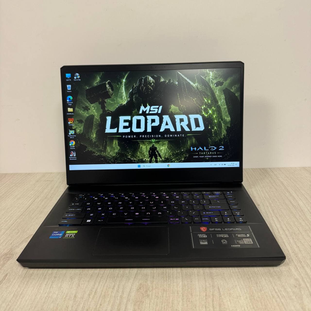 MSI GP66 Leopard 11UH 144Hz SSD 256GB Intel Core i7-11800H RTX 3080 - фото 1