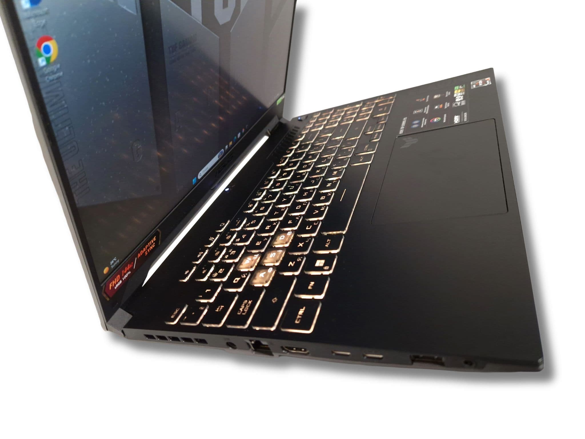 Ігровий ноутбук б/у Asus TUF A15 FA507NU 15.6" 144Hz sRGB 100% Ryzen 5 7535HS 16/512 Гб SSD RTX 4050 6Гб 140Вт Стан близький до нового - фото 3