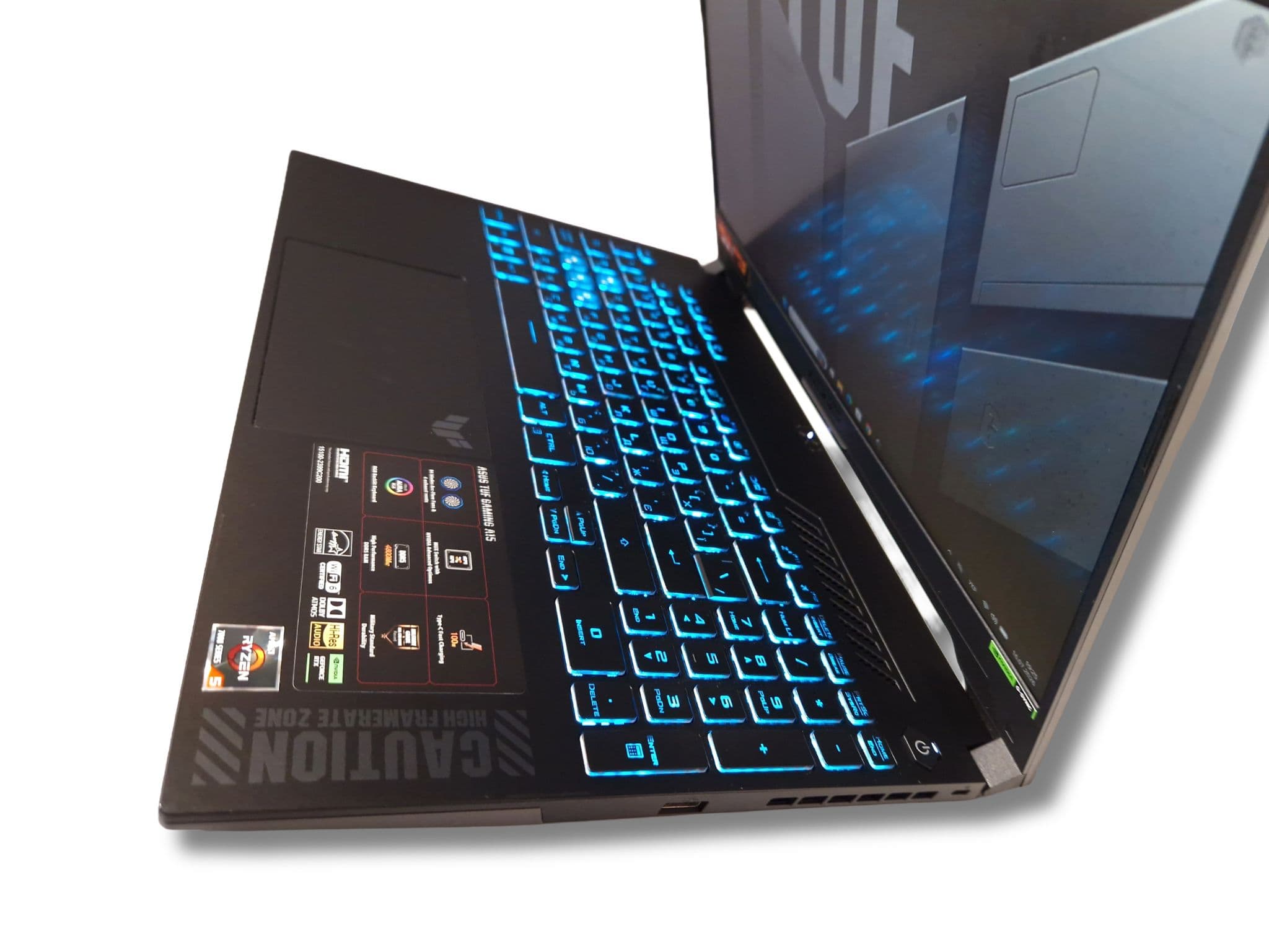 Ігровий ноутбук б/у Asus TUF A15 FA507NU 15.6" 144Hz sRGB 100% Ryzen 5 7535HS 16/512 Гб SSD RTX 4050 6Гб 140Вт Стан близький до нового - фото 2