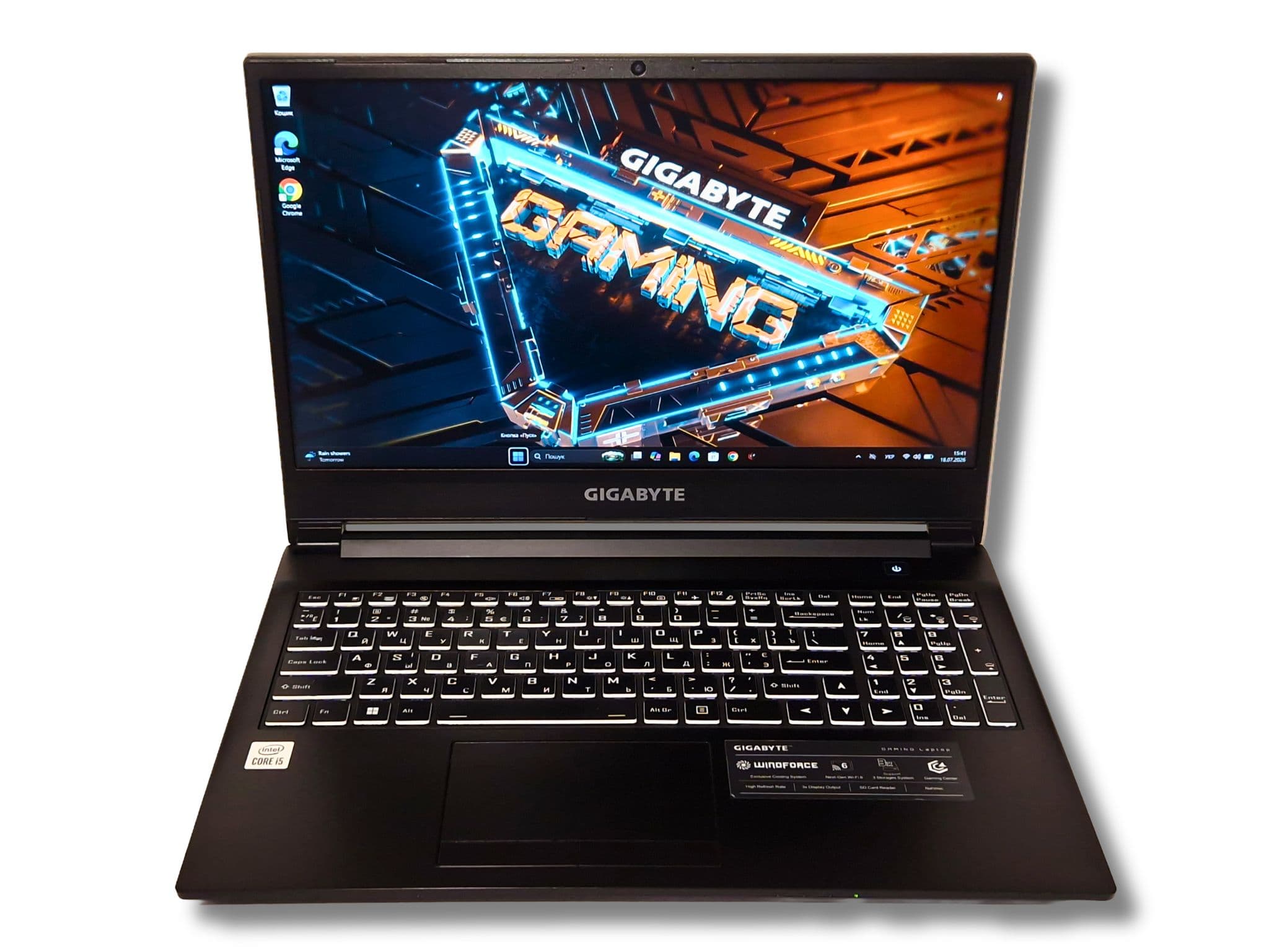 Ігровий ноутбук б/у Gigabyte G5 KC 15.6" 144Hz Core i5-10500H 16/512 RTX 3060 6Гб  - фото 6
