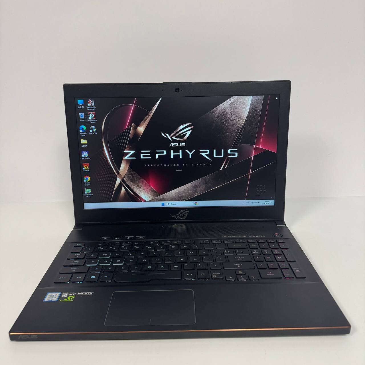 Asus ROG Zephyrus M GU501GM 15.6" FHD 120Hz Core i7-8750H 8/128 GTX 1060 6GB