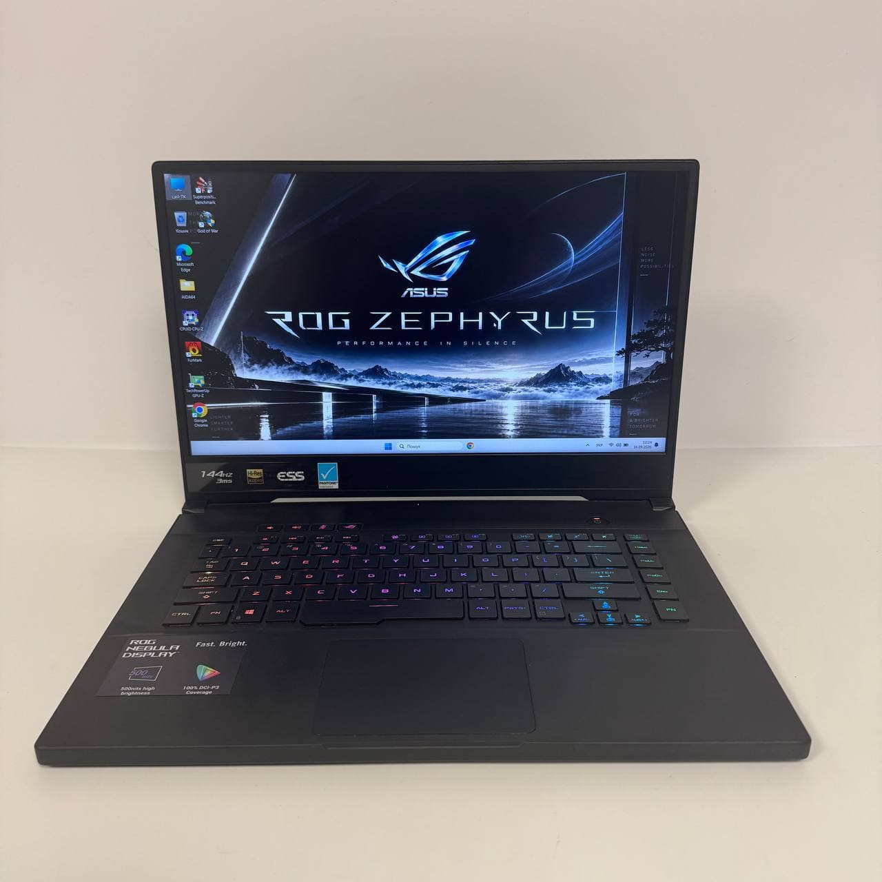 Asus ROG Zephyrus M GU502GV 15.6" FHD 144Hz Core i7-9750H 16/512 RTX 2060 6GB
