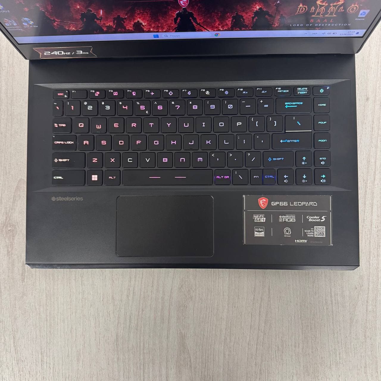 MSI GP66 Leopard 11UH 240Hz SSD 1024GB - фото 2