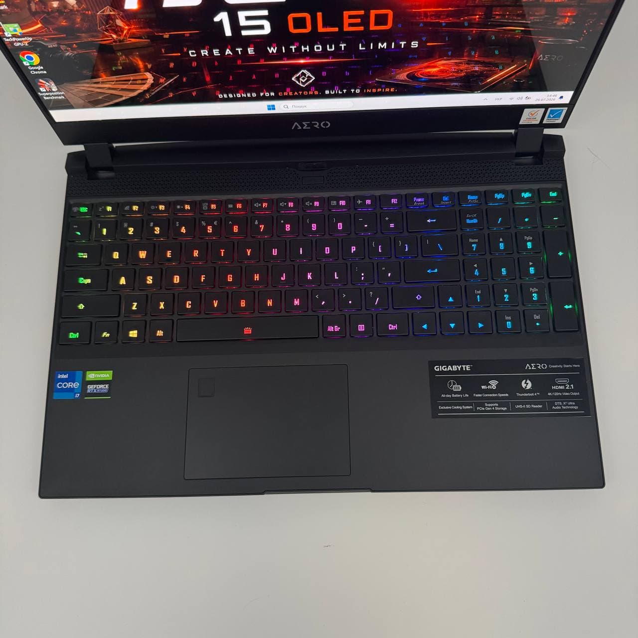 Gigabyte Aero 15 OLED YD 4K OLED 15.6" Core i7-11800H 16/512 RTX 3080 8GB - фото 2