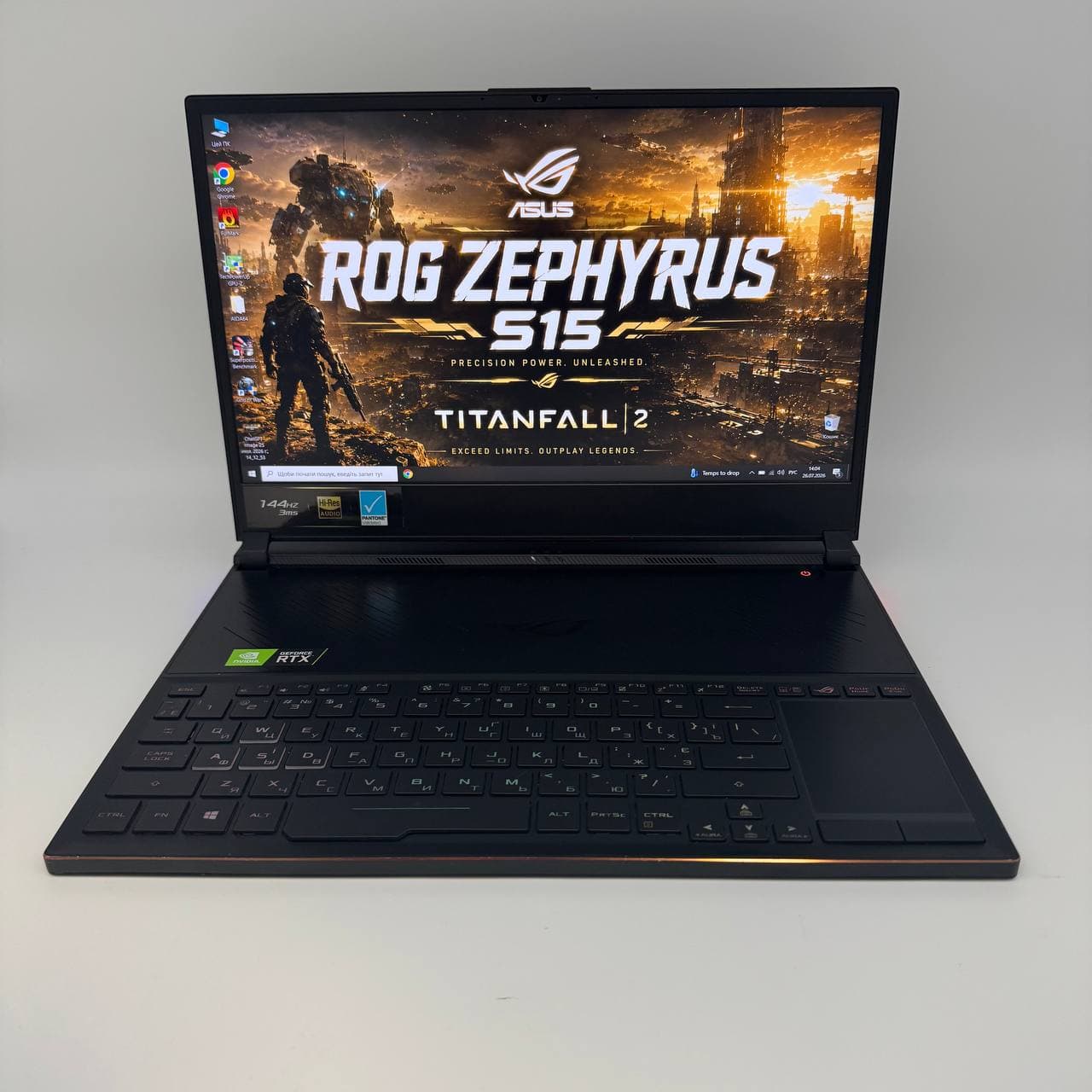 Asus ROG Zephyrus S15 GX531GX 15.6" 165Hz Core i9-9980HK 24/1024 RTX 2080 8GB - фото 1