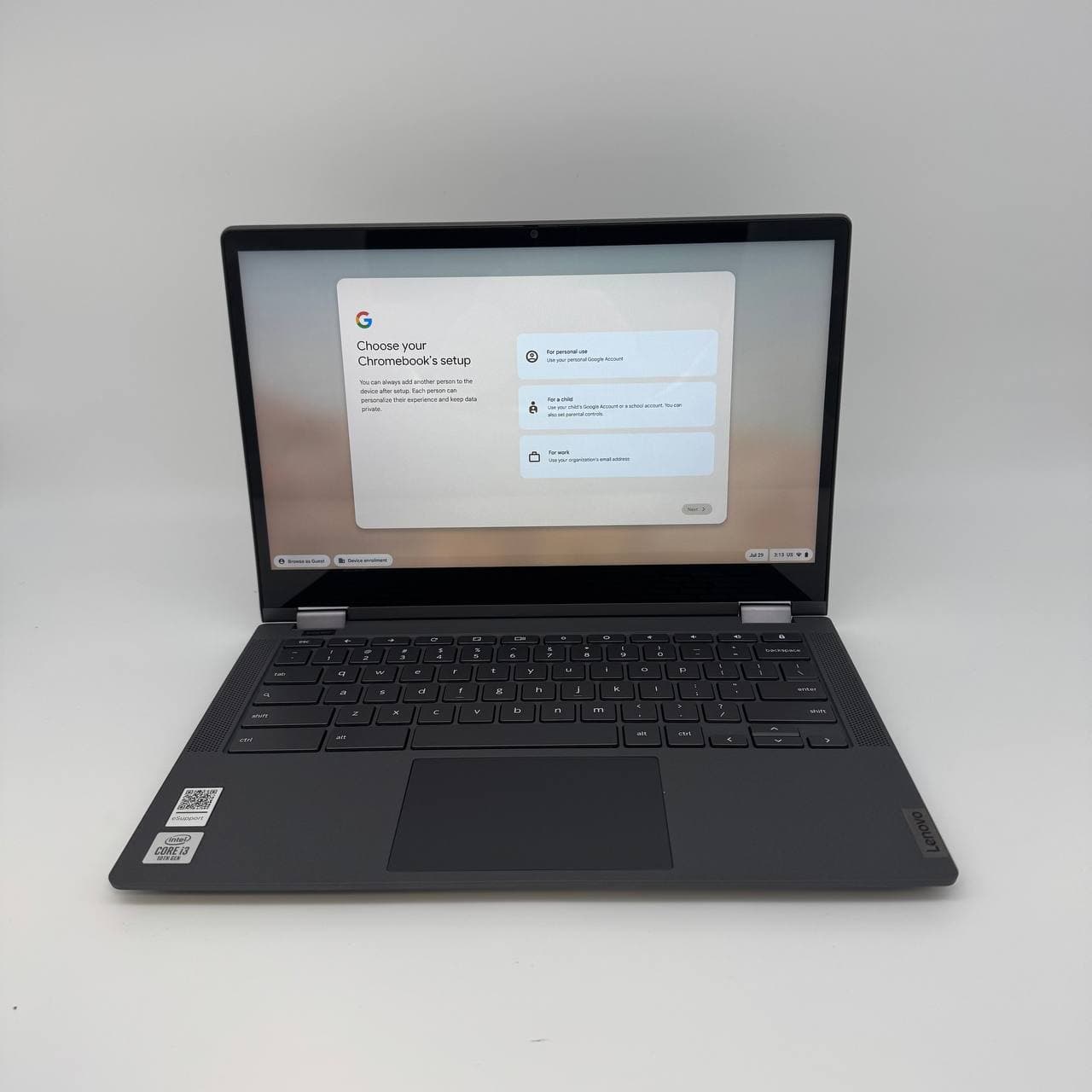 Lenovo ChromeBook IdeaPad Flex 5 CB 13IML05 x360 Touch 13.3" Core i3-10110U 4/64 - фото 1