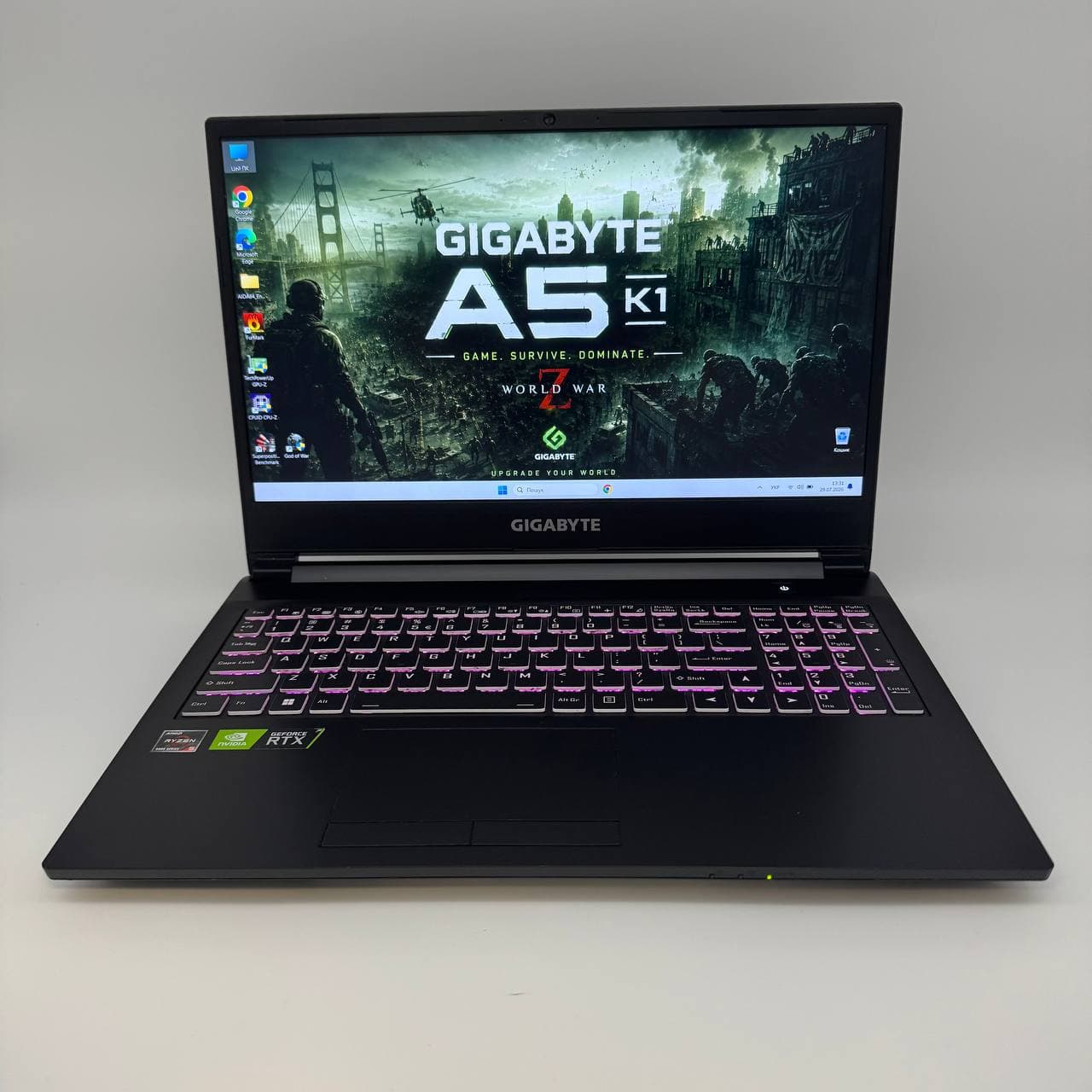 Gigabyte A5 K1 16.0" 144Hz Ryzen 5 5600H 16/512 RTX 3060 6GB - фото 1