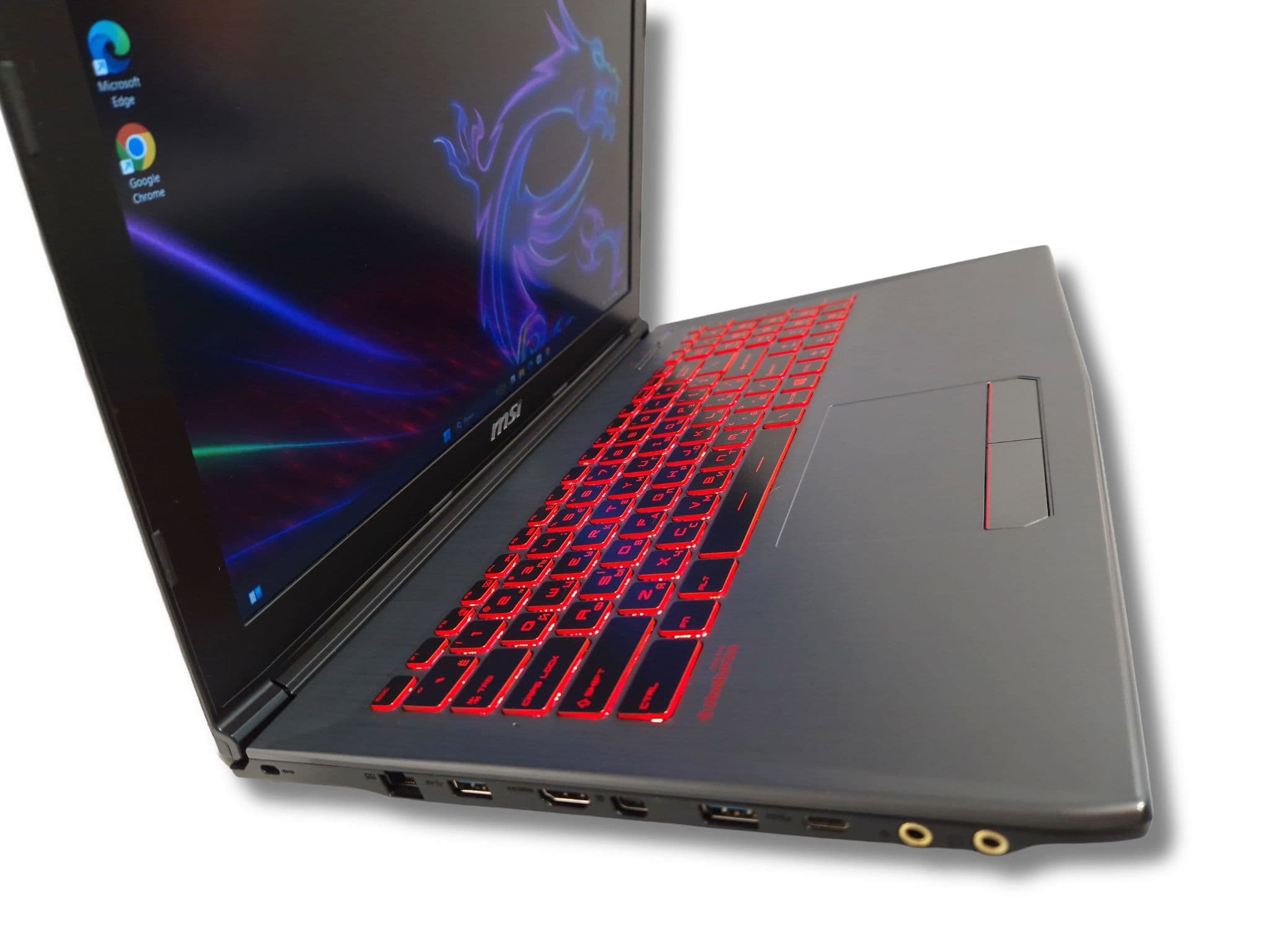 Ігровий ноутбук б/у MSI GV62 15.6 IPS Core i7-8750H 16/128+1Тб GTX 1050 Ti 4Гб - фото 3
