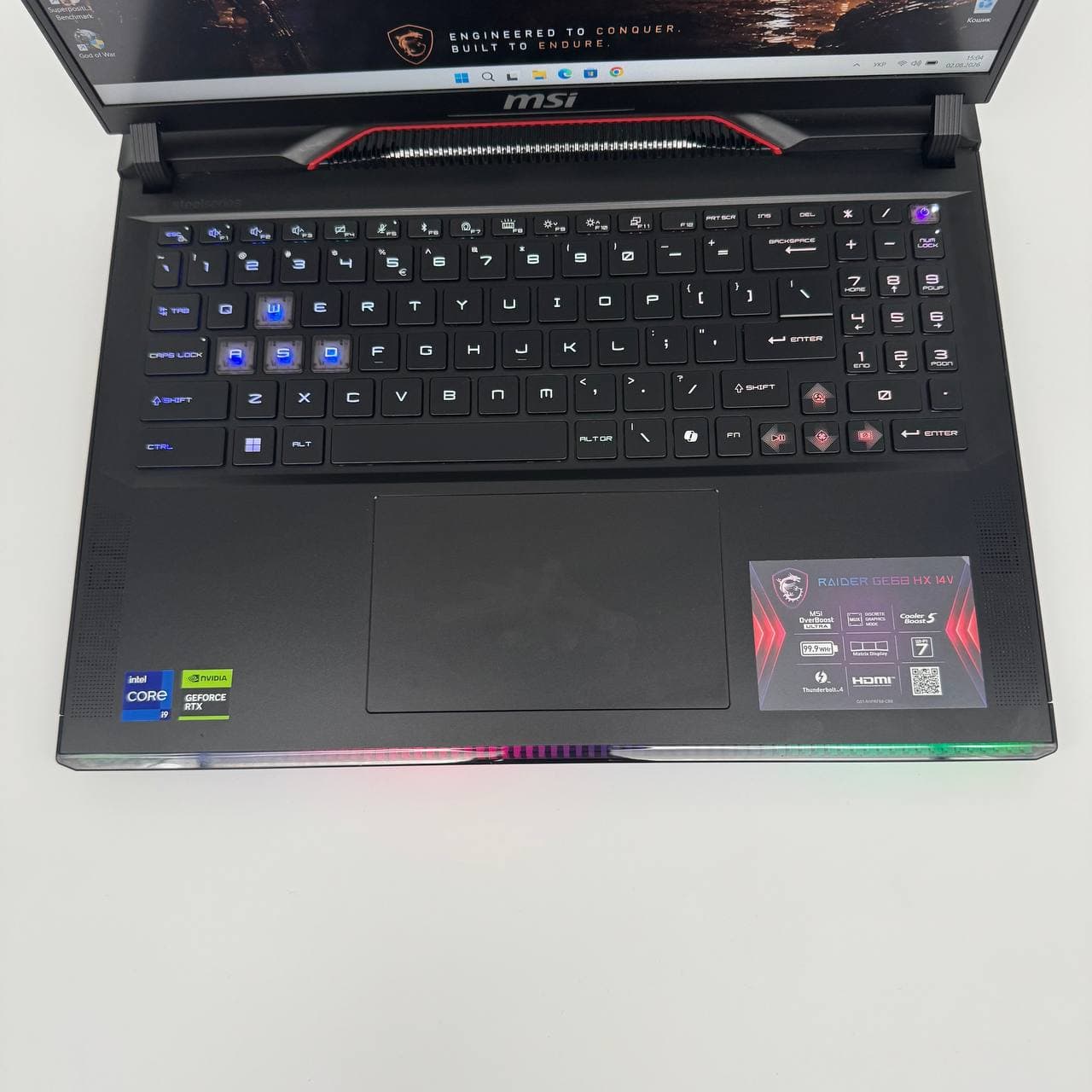 MSI Raider GE68 HX 14VGG 16.0" 144Hz Core i9-14900HX 16/512 RTX 4070 8GB - фото 2