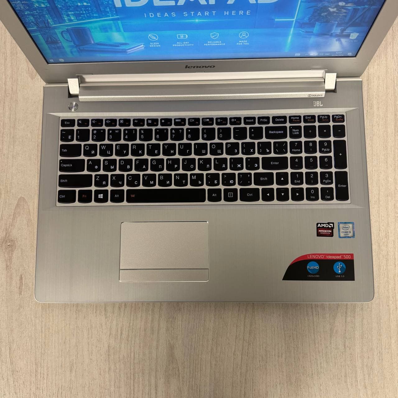 Lenovo IdeaPad 500-15ISK White 15.6" Core i5-6200U 8/256 - фото 3