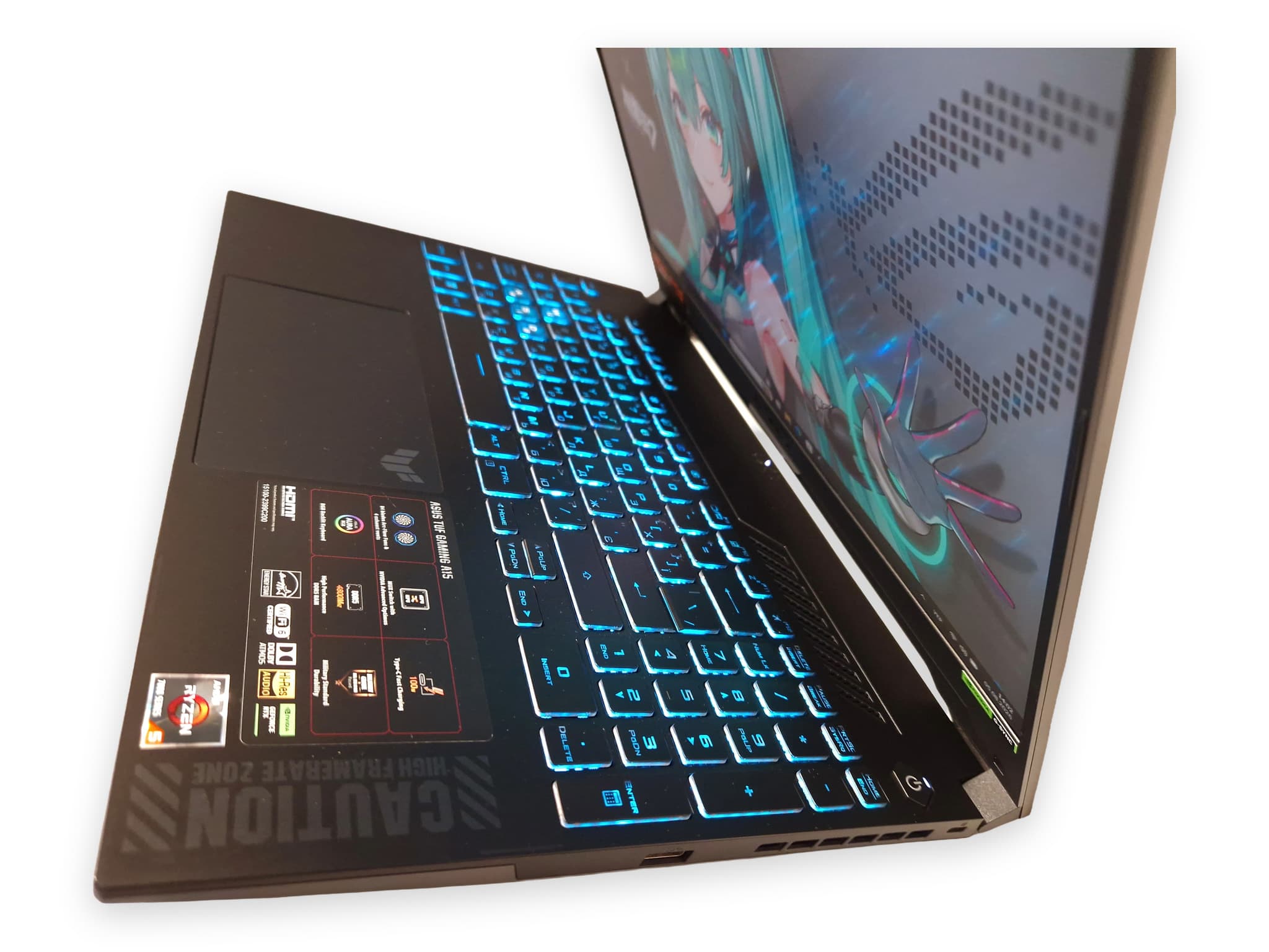 Ігровий ноутбук б/у Asus TUF Gaming A15 FA507NV 15.6" 144Гц sRGB 100% Ryzen 5 7535HS 16/1Тб SSD RTX 4060 8Гб - фото 3