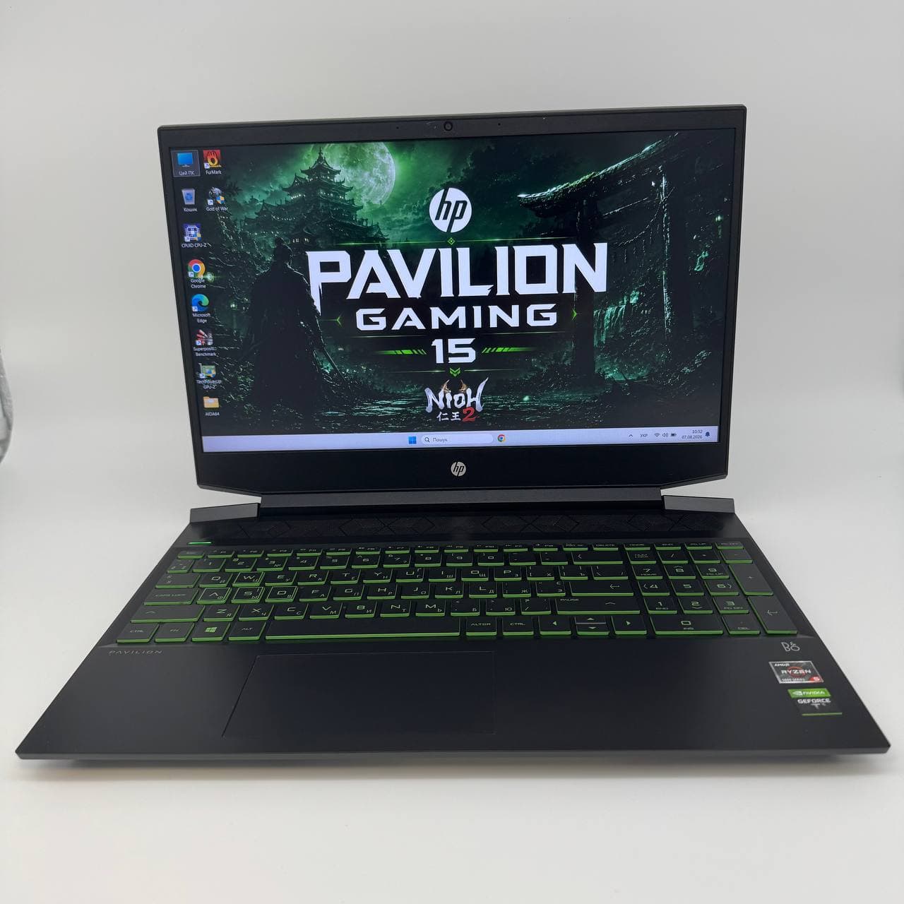 HP Pavilion Gaming 15-ec2002ua 15.6" Ryzen 5 5600H 16/256 RTX 3050 4GB - фото 1