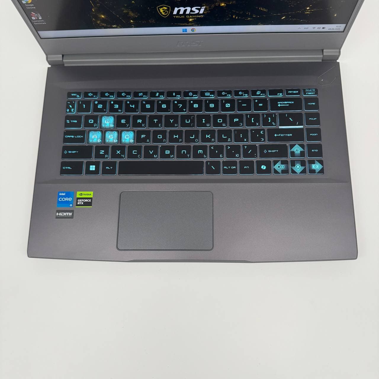 MSI Thin 15 B12UC 15.6" 144Hz Core i5-12450H 16/512 RTX 3050 4GB - фото 4