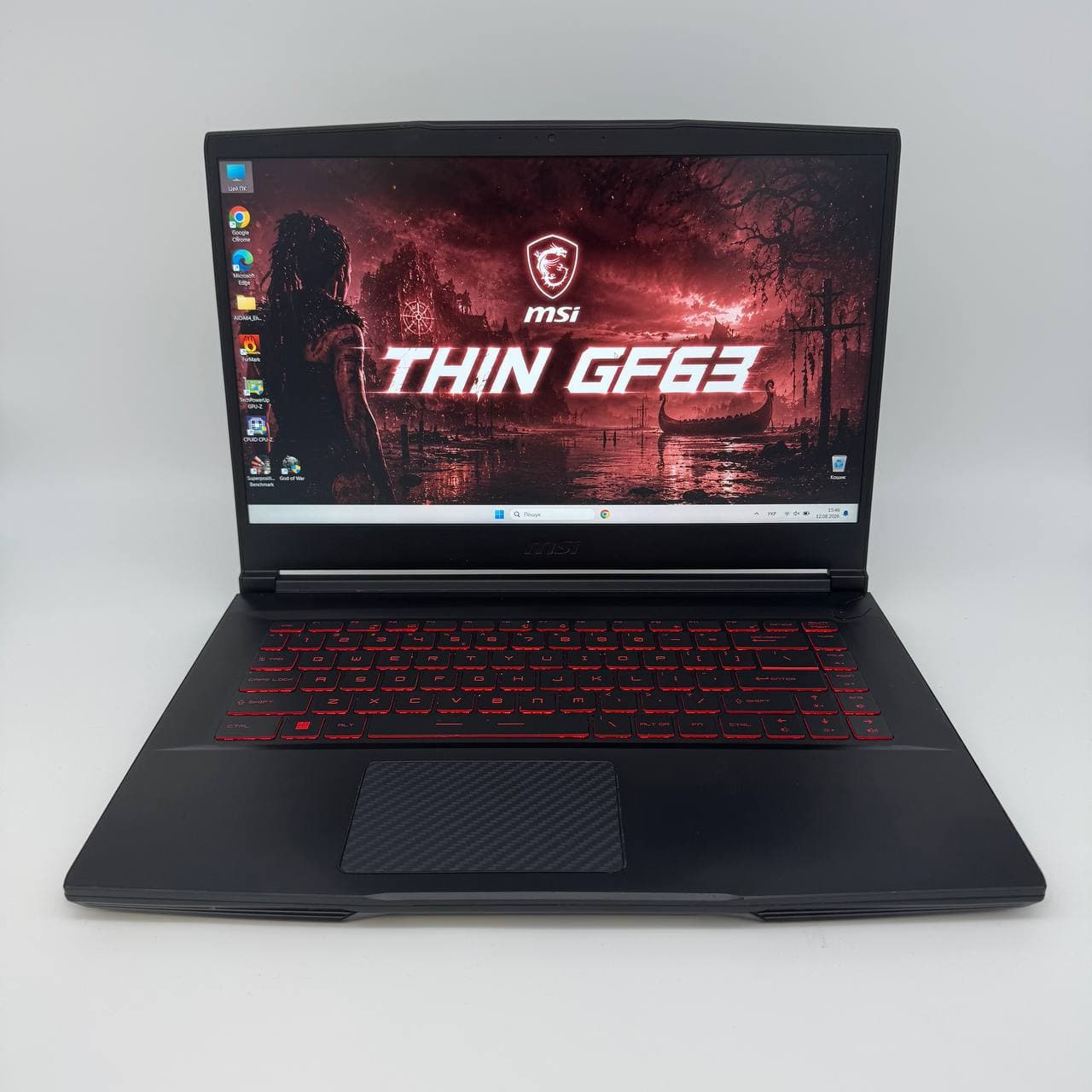 MSI GF63 Thin 10SC 15.6" Core i5-10500H 8/256 GTX 1650 4GB - фото 1