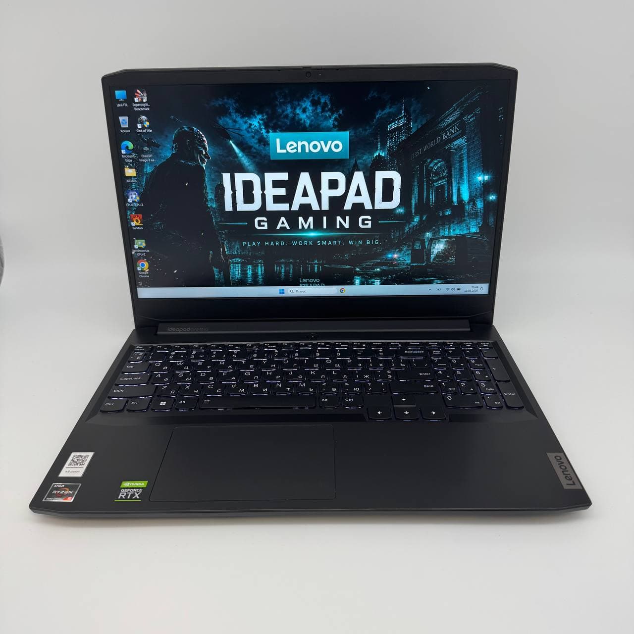 Lenovo IdeaPad Gaming 3 15ACH6 8/256/HDD/3050 15.6" 120Hz Ryzen 5 5600H 16/256 RTX 3050 4GB - фото 1