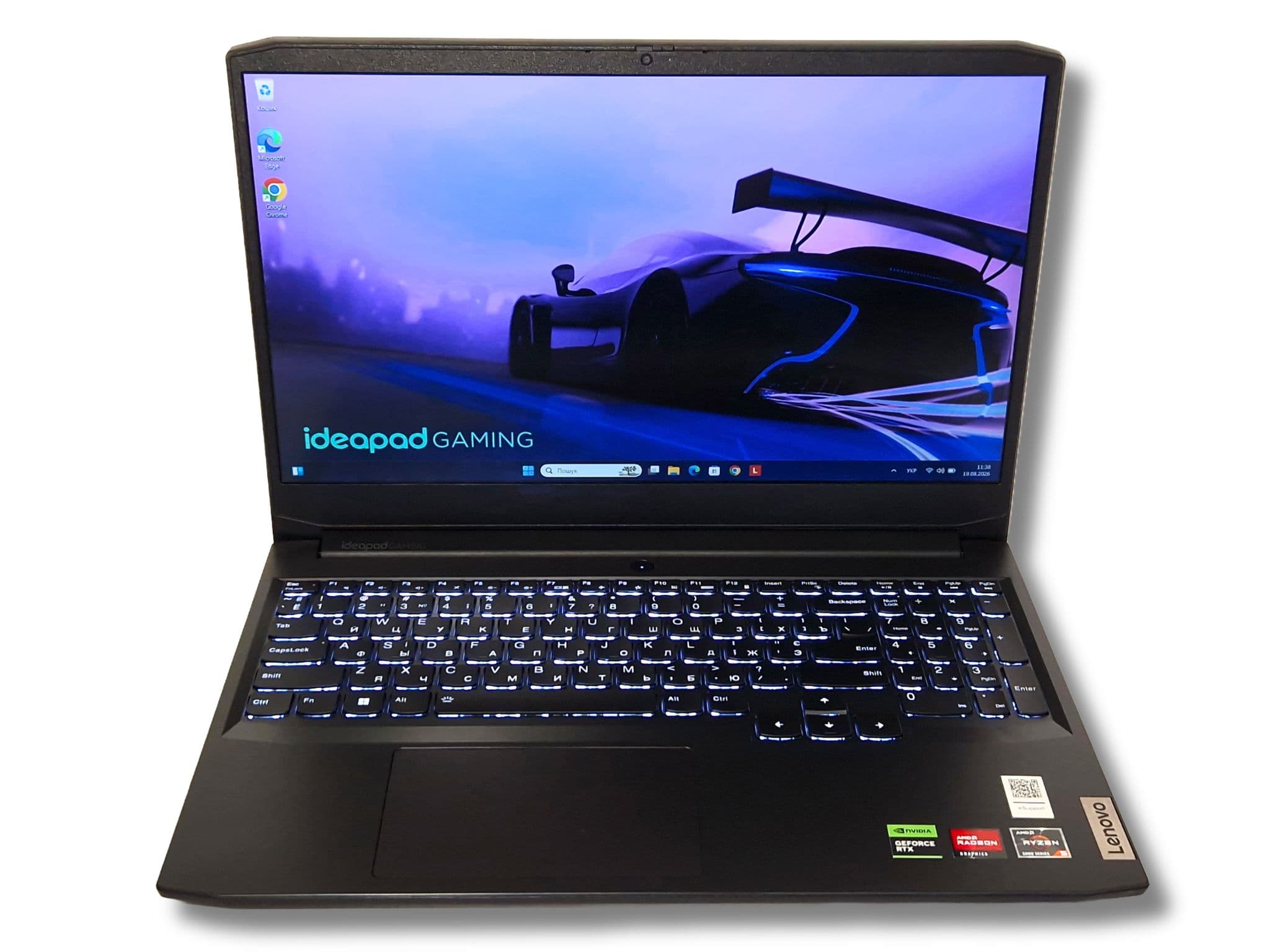 Ігровий ноутбук б/у Lenovo Ideapad Gaming 3 15.6 IPS 144 Гц Ryzen 5 5500H 16/512 Гб SSD RTX 2050 4Гб Відмінний стан - фото 2