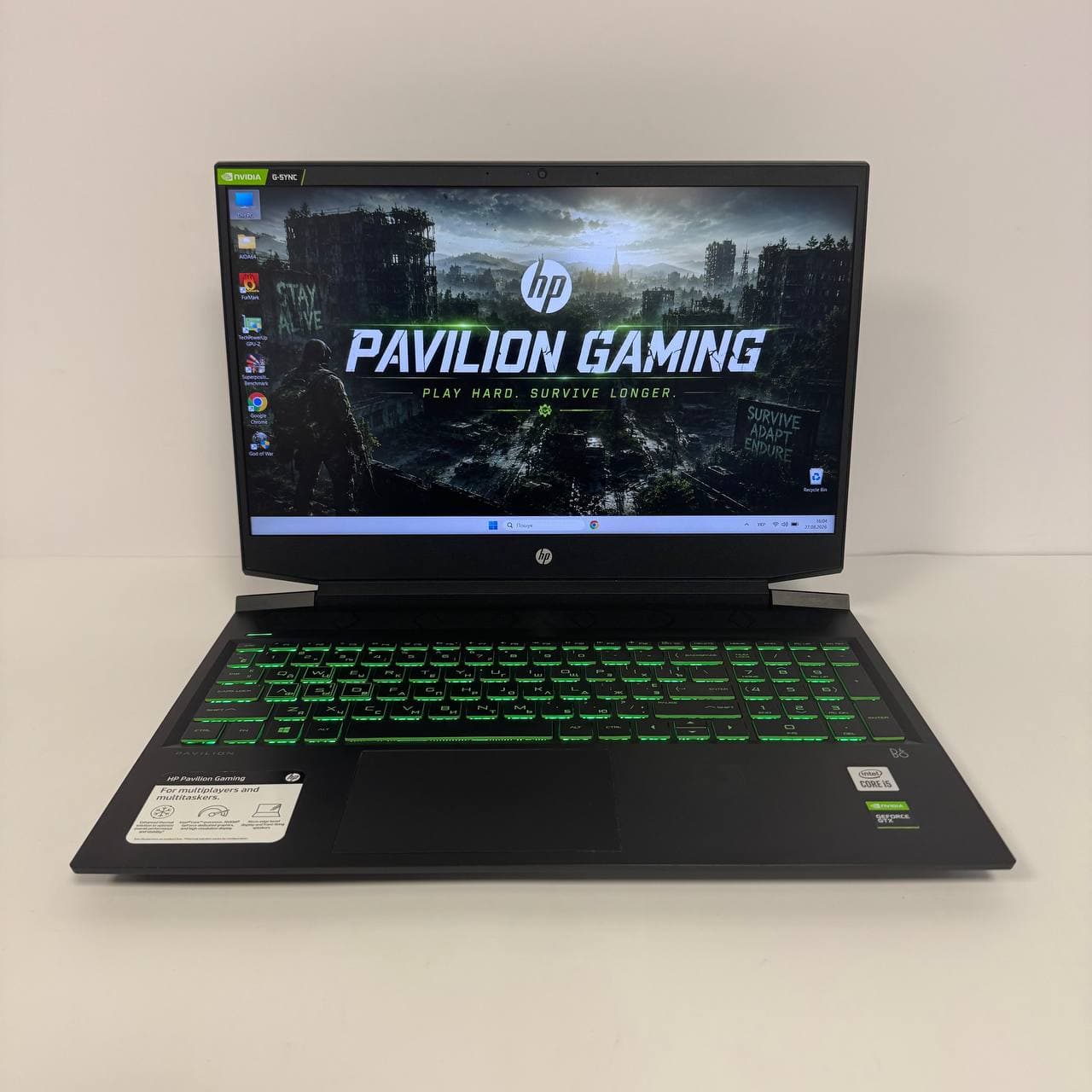 HP Pavilion Gaming 16-a0032dx 16.0" 144Hz Core i5-10300H 16/512 GTX 1660 Ti 6GB - фото 1