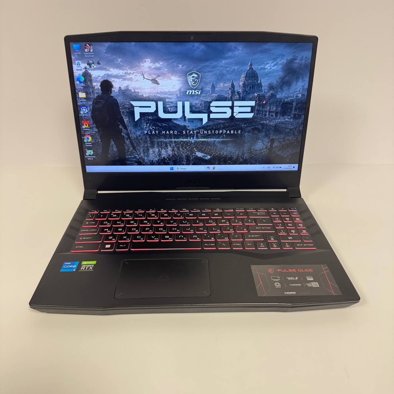 MSI Pulse GL66 11UCK 15.6" 60Hz Core i5-11400H 16/512 RTX 3050 4GB