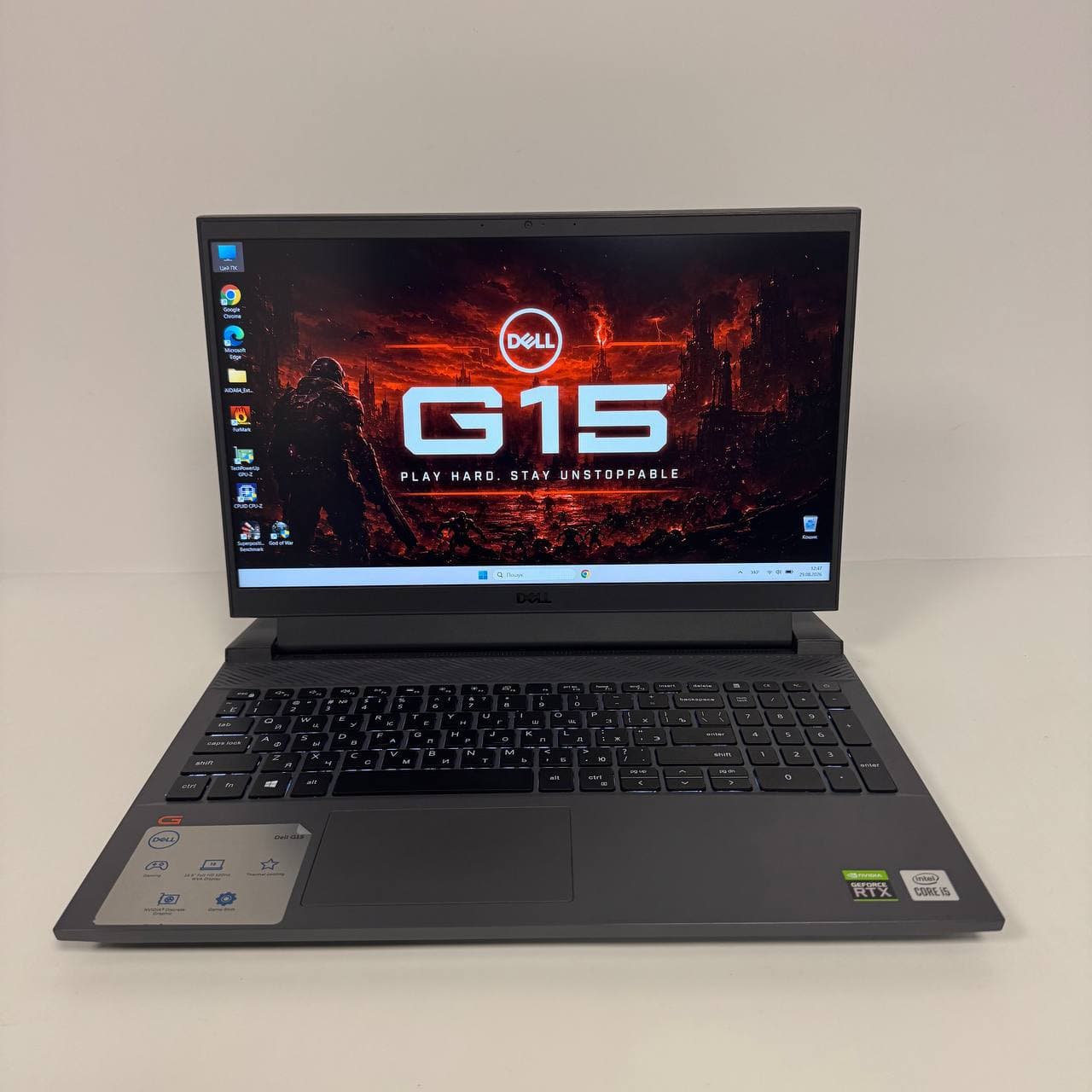 Dell G15 5510 15.6" 120Hz Core i5-10200H 8/512 RTX 3050 4GB - фото 1