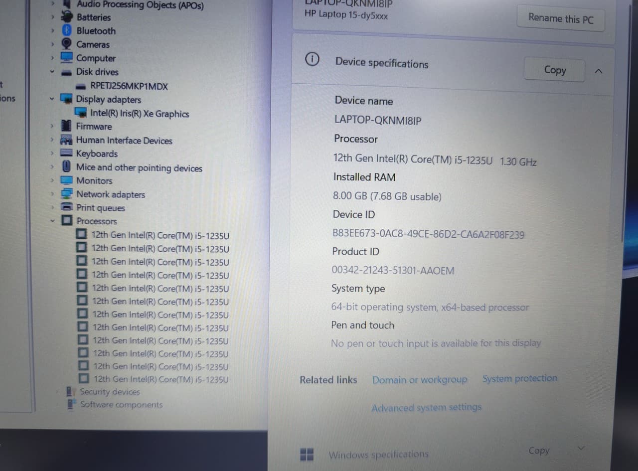 HP 15-dy5885wm 15.6" Core i5-1235U 8/256 - фото 8