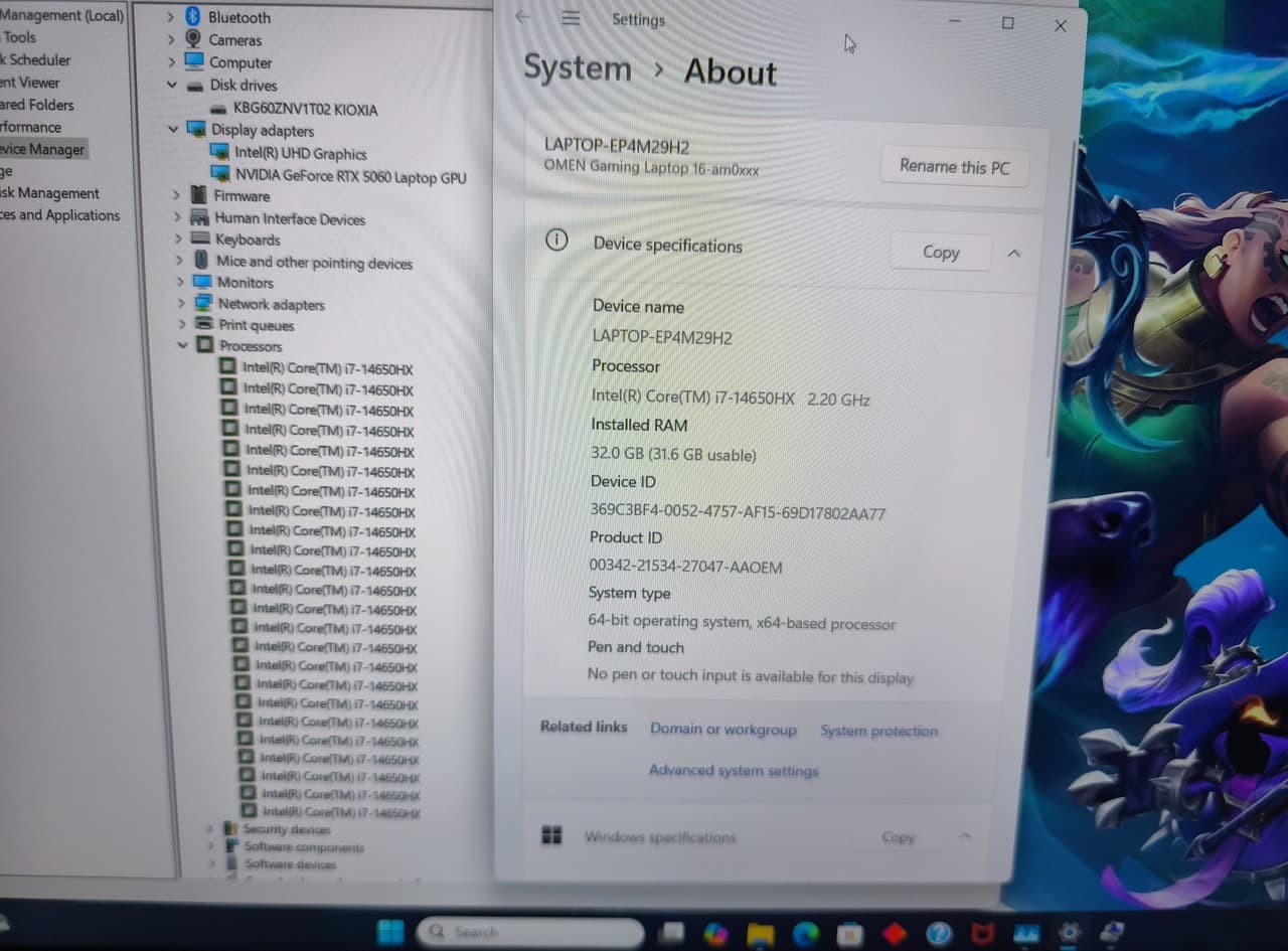 HP OMEN 16" Core i7-14650HX 32/1000 - фото 9