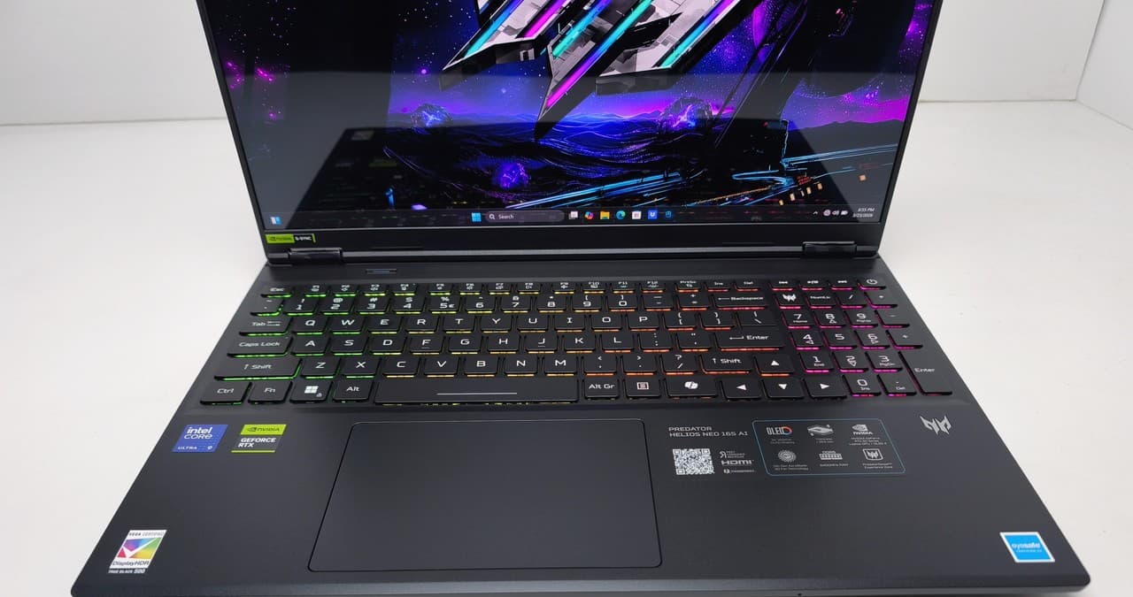 Acer Predator Helios Neo 16" Core Ultra 9 275HX 16/1000 RTX 5060 8GB - фото 2