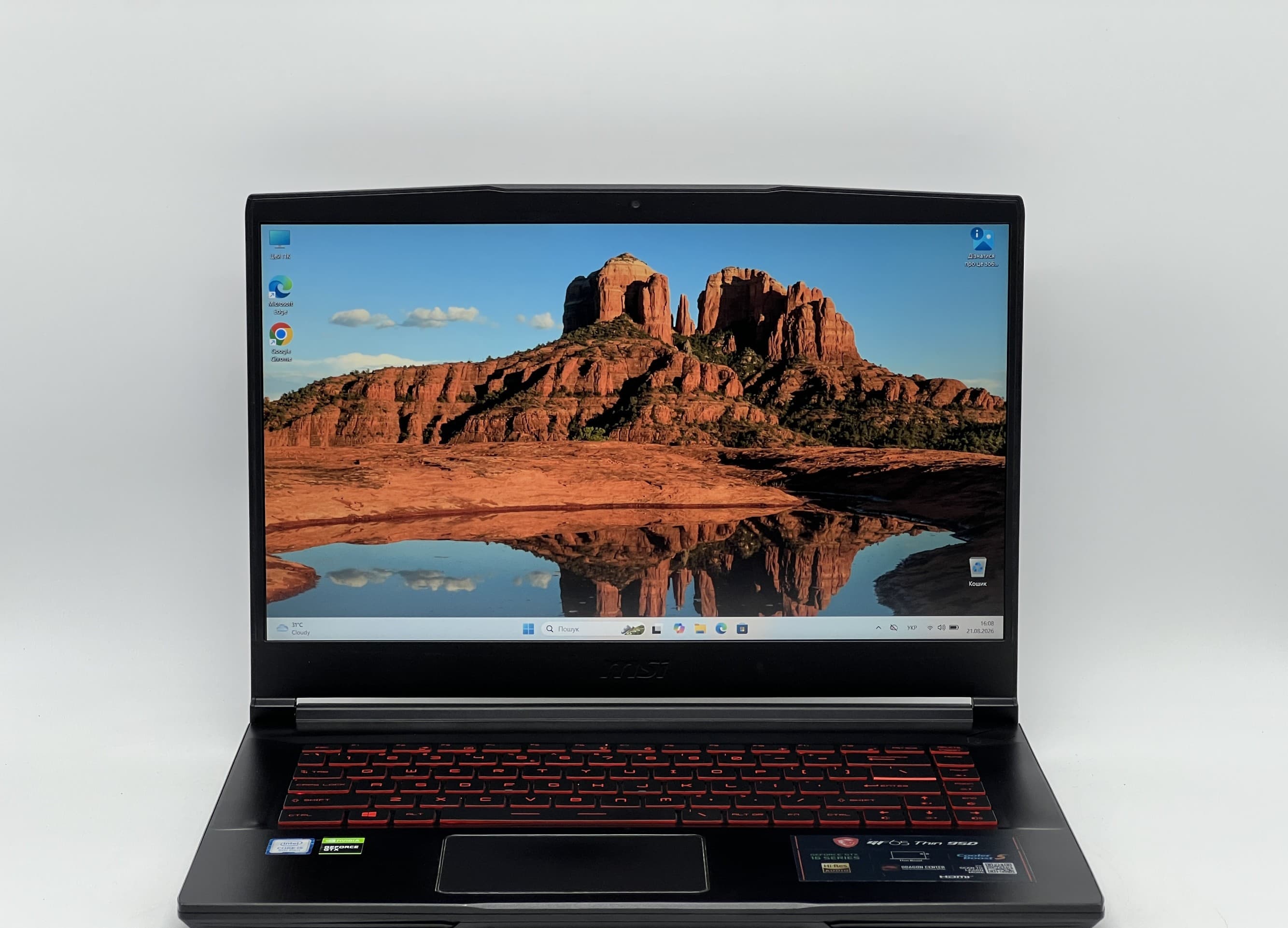 MSI GF65 Thin 9SD 15" i5-9300H 16/480 - фото 1