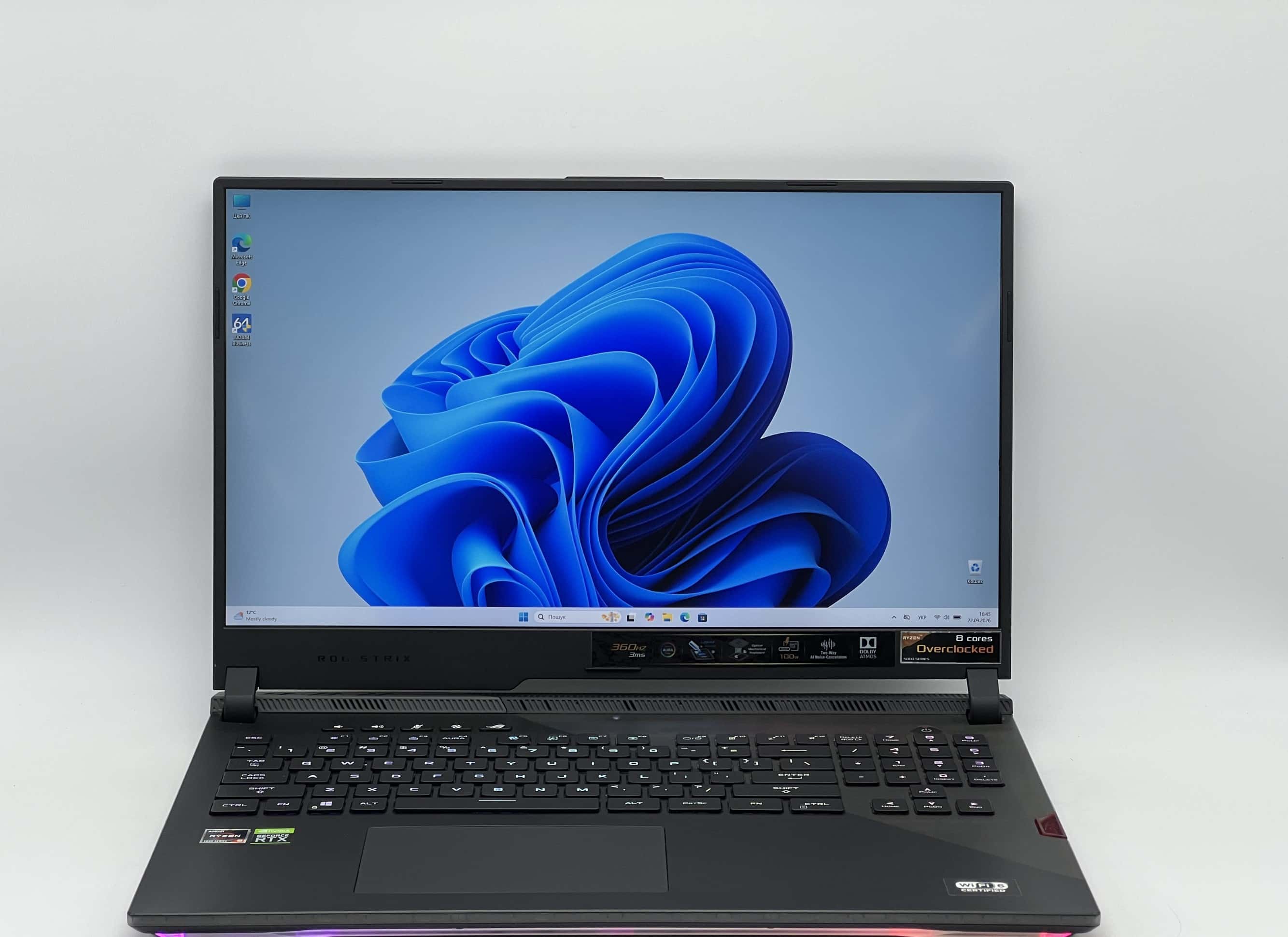 ASUS ROG Strix 17 G733QSA-XB99 FHD Ryzen 9 5900HX 16/960 RTX 3080 16GB