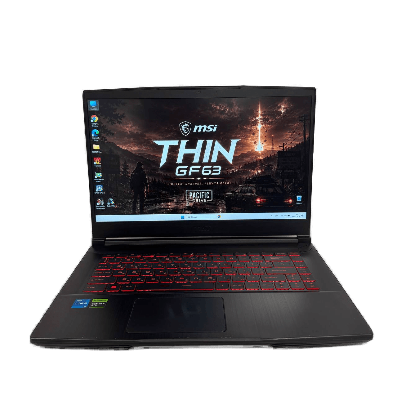MSI Thin GF63 12UCX Intel Core i5-12450H RTX 2050