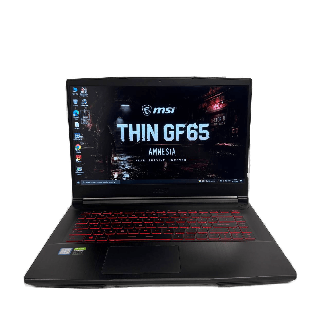 MSI GF63 Thin 9SEXR Intel Core i7-9750H RTX 2060