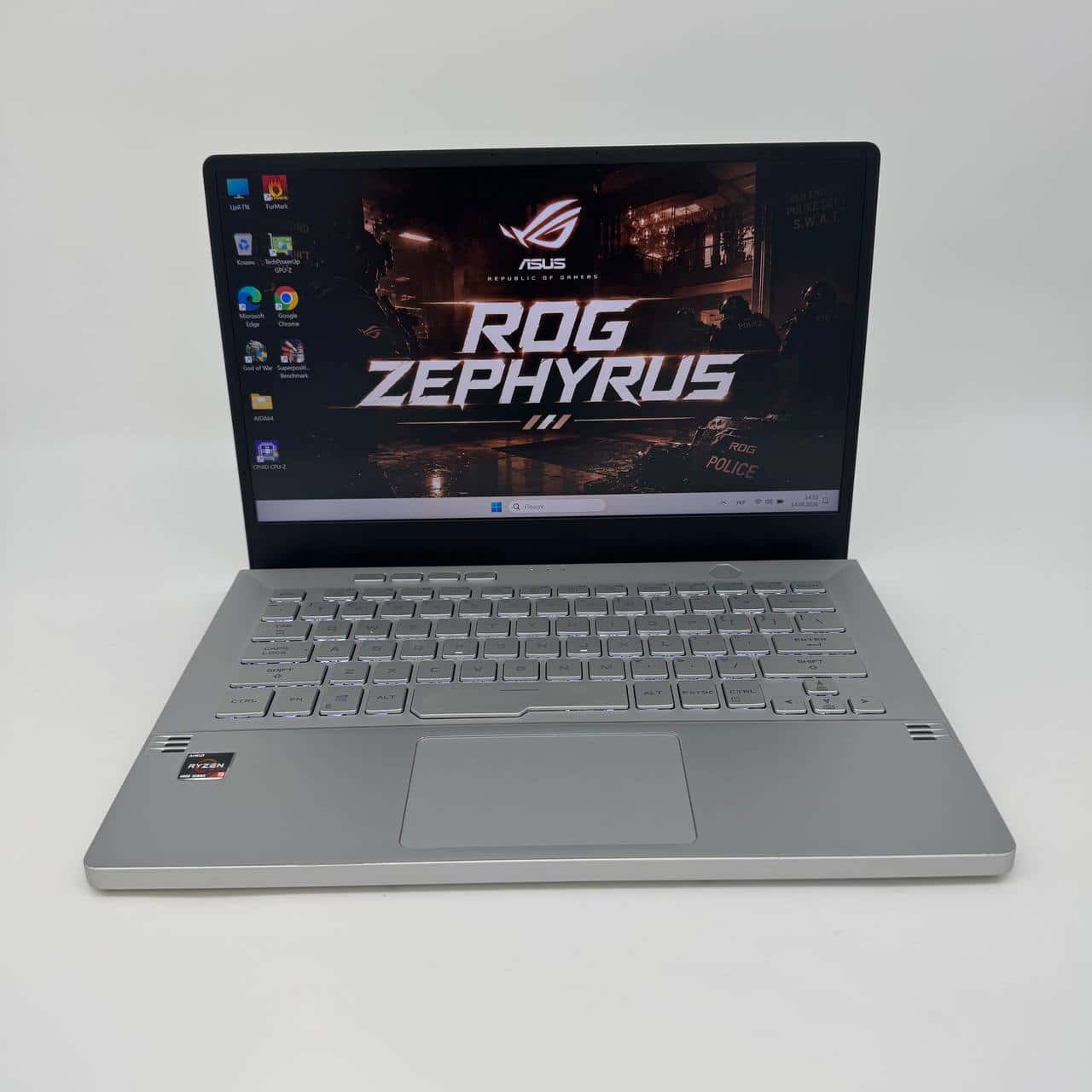 Asus ROG Zephyrus G14 GA401IV White 14.0" FHD 120Hz Ryzen 9 4900HS 16/512 RTX 2060 6GB