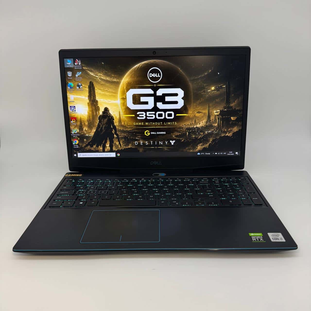 Dell G3 3500 15.6" FHD 144Hz Core i7-10750H 16/512 RTX 2060 6GB