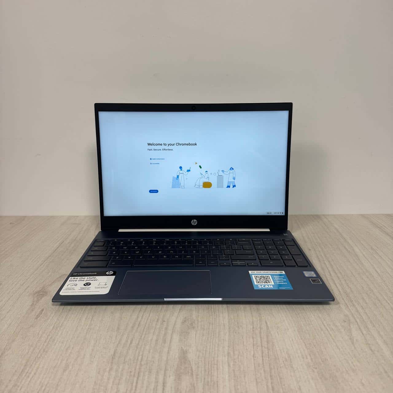HP Chromebook 15-de0523dx Touch 15.6" FHD Core i5-8250U 8/128