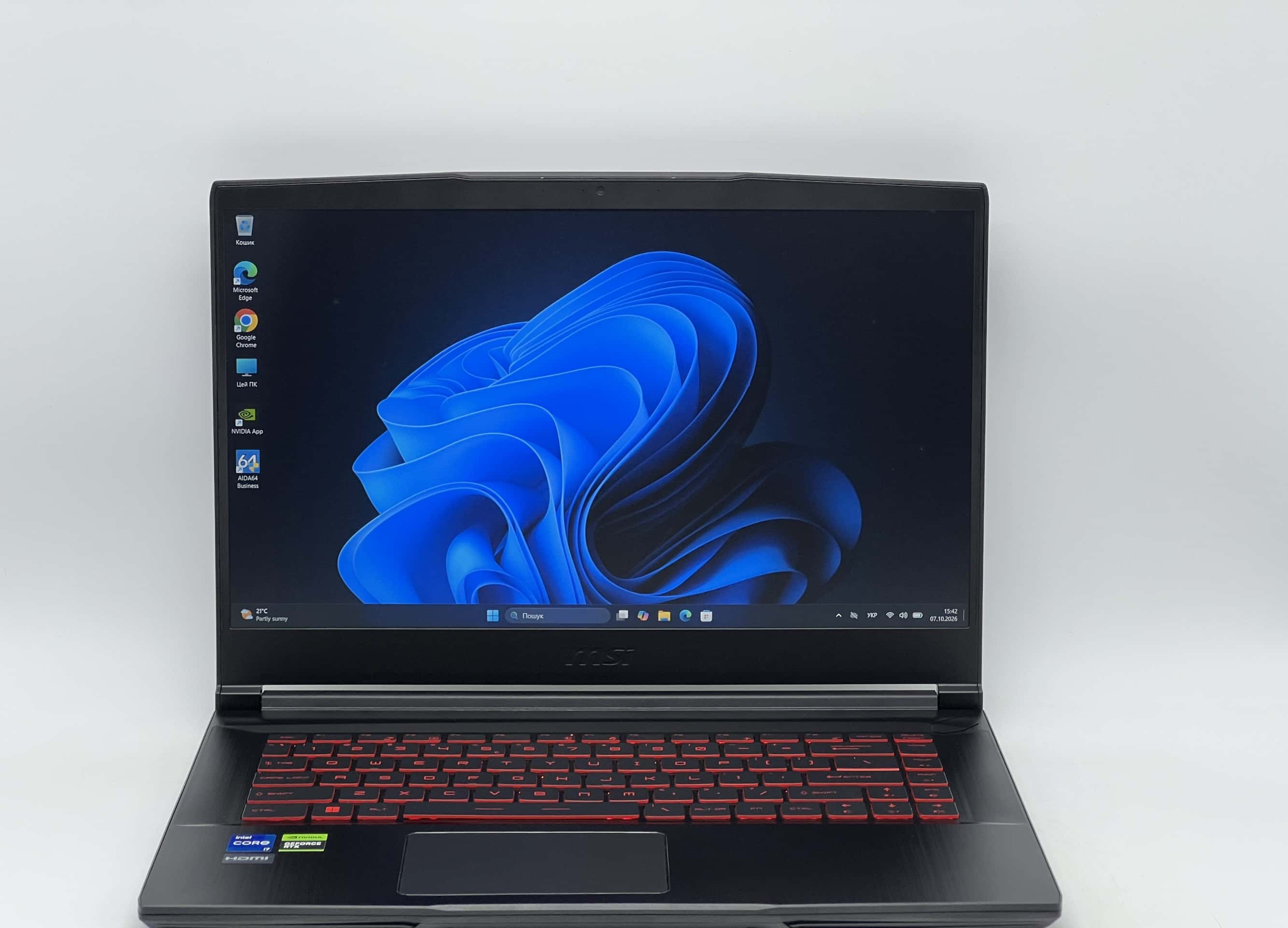 MSI Thin GF63 12VE-066US 15" FHD i7-12650H 16/480 RTX 4050 6GB