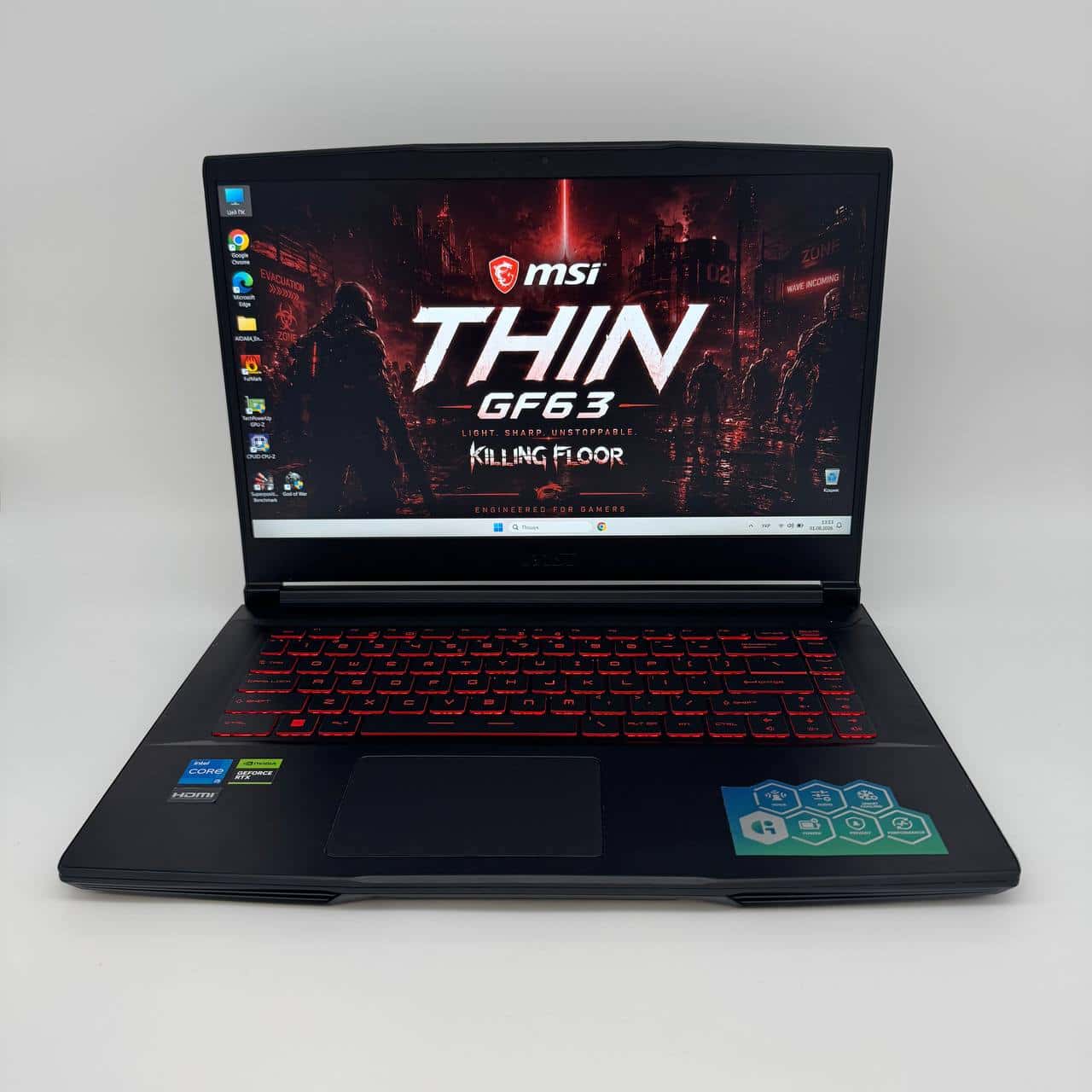MSI Thin GF63 11UC 15.6" 144Hz Core i5-11400H 8/256 RTX 3050 4GB