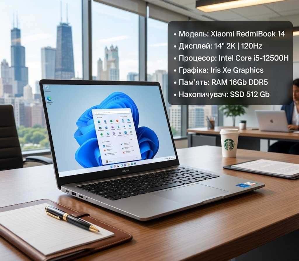 Xiaomi RedmiBook 14 3K 120Hz Core i5-12500H 16/512