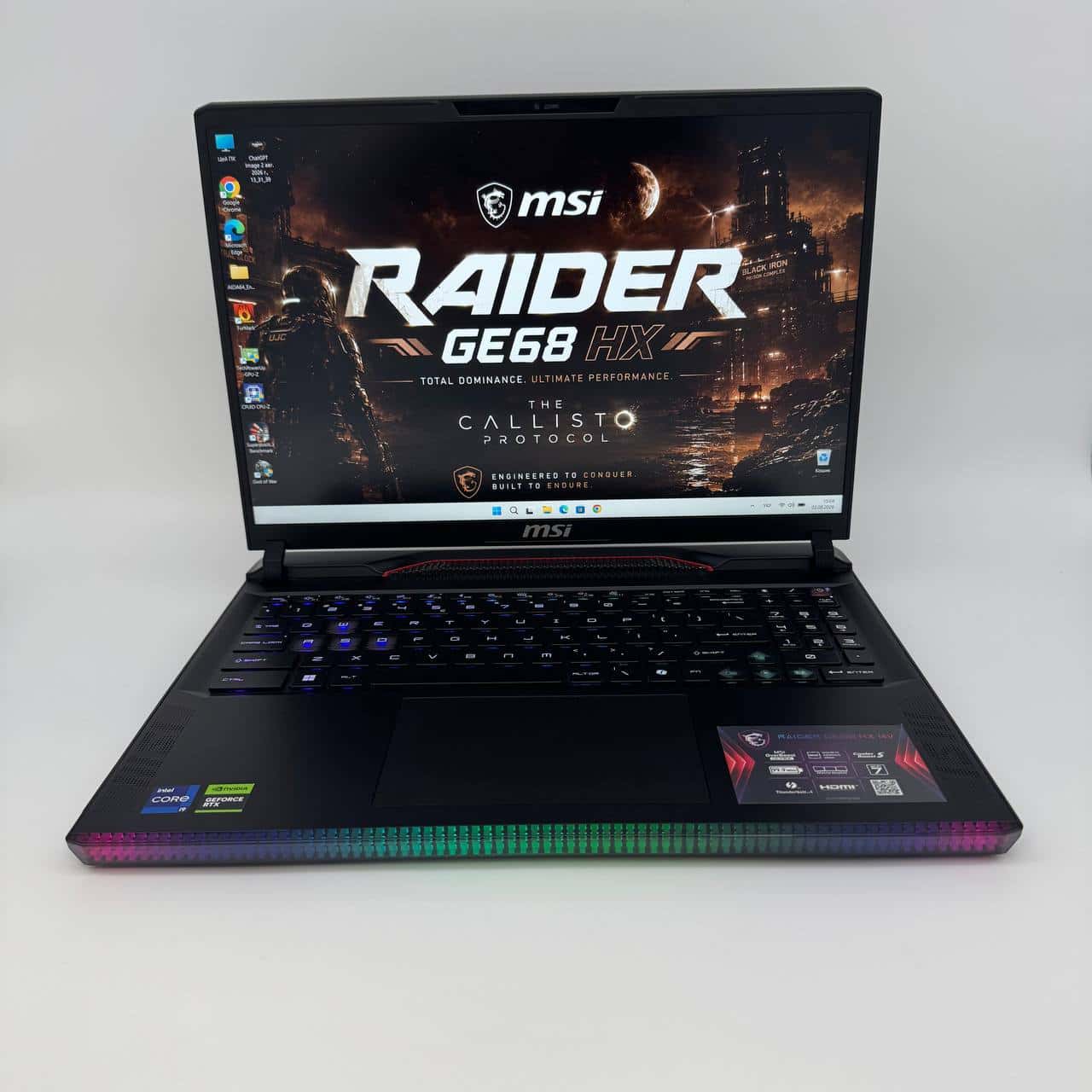 MSI Raider GE68 HX 14VGG 16.0" 144Hz Core i9-14900HX 16/512 RTX 4070 8GB