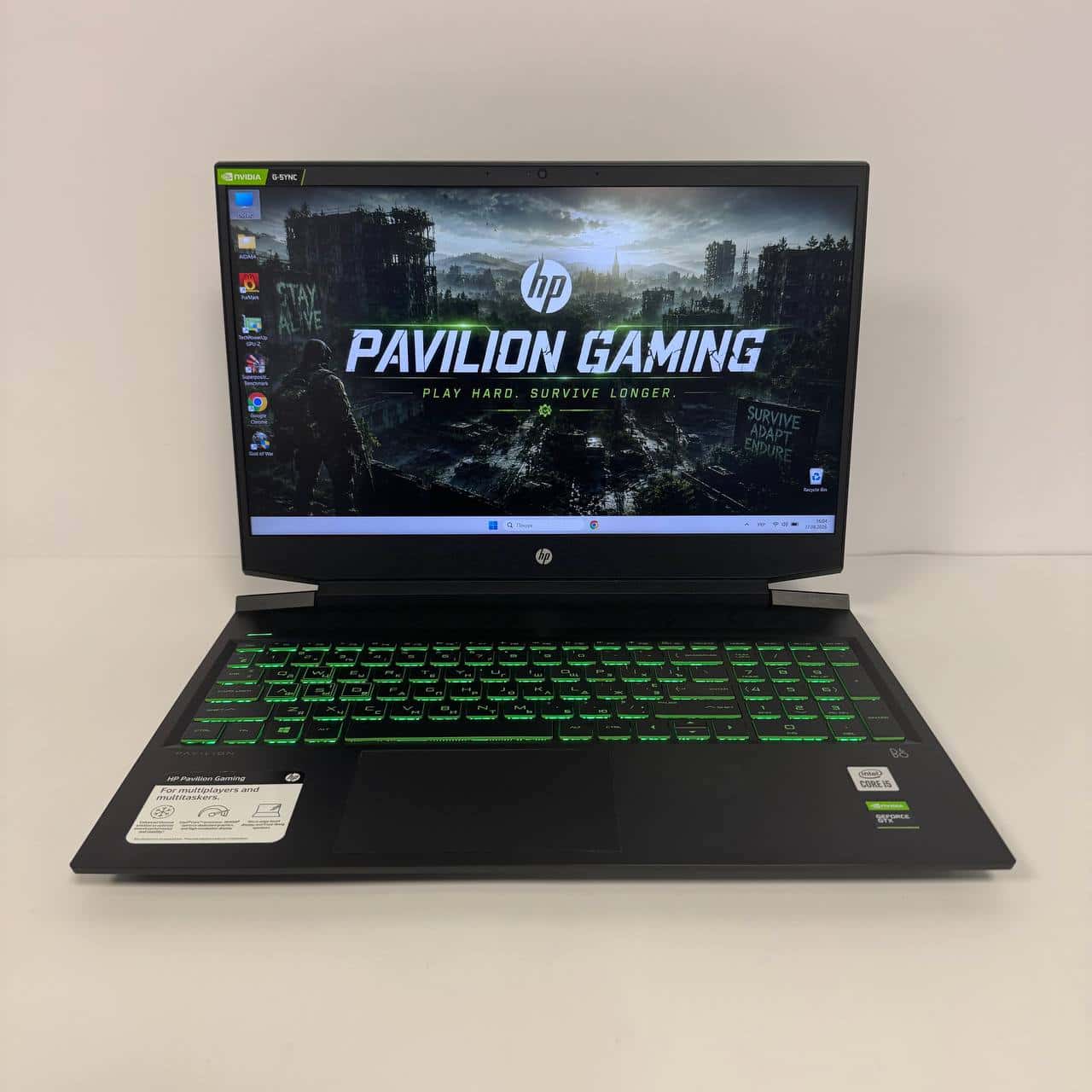 HP Pavilion Gaming 16-a0032dx 16.0" 144Hz Core i5-10300H 16/512 GTX 1660 Ti 6GB